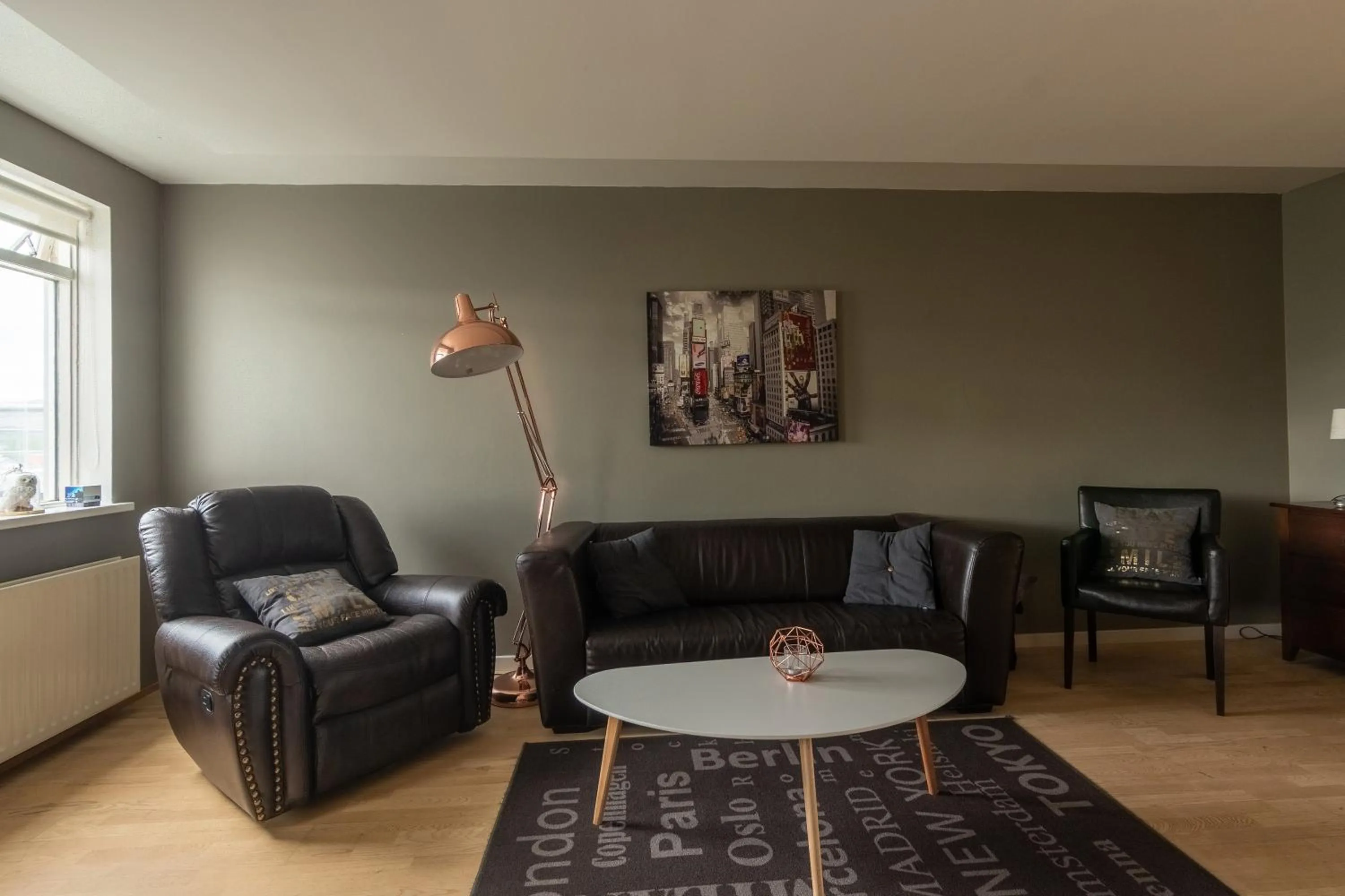 Living room in Acco Town Square Apartments