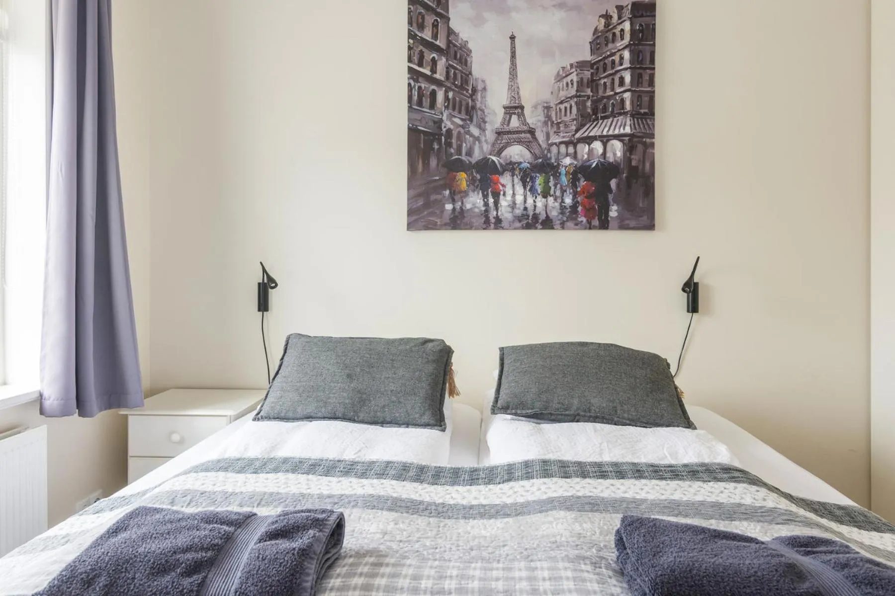 Bedroom, Bed in Acco Town Square Apartments