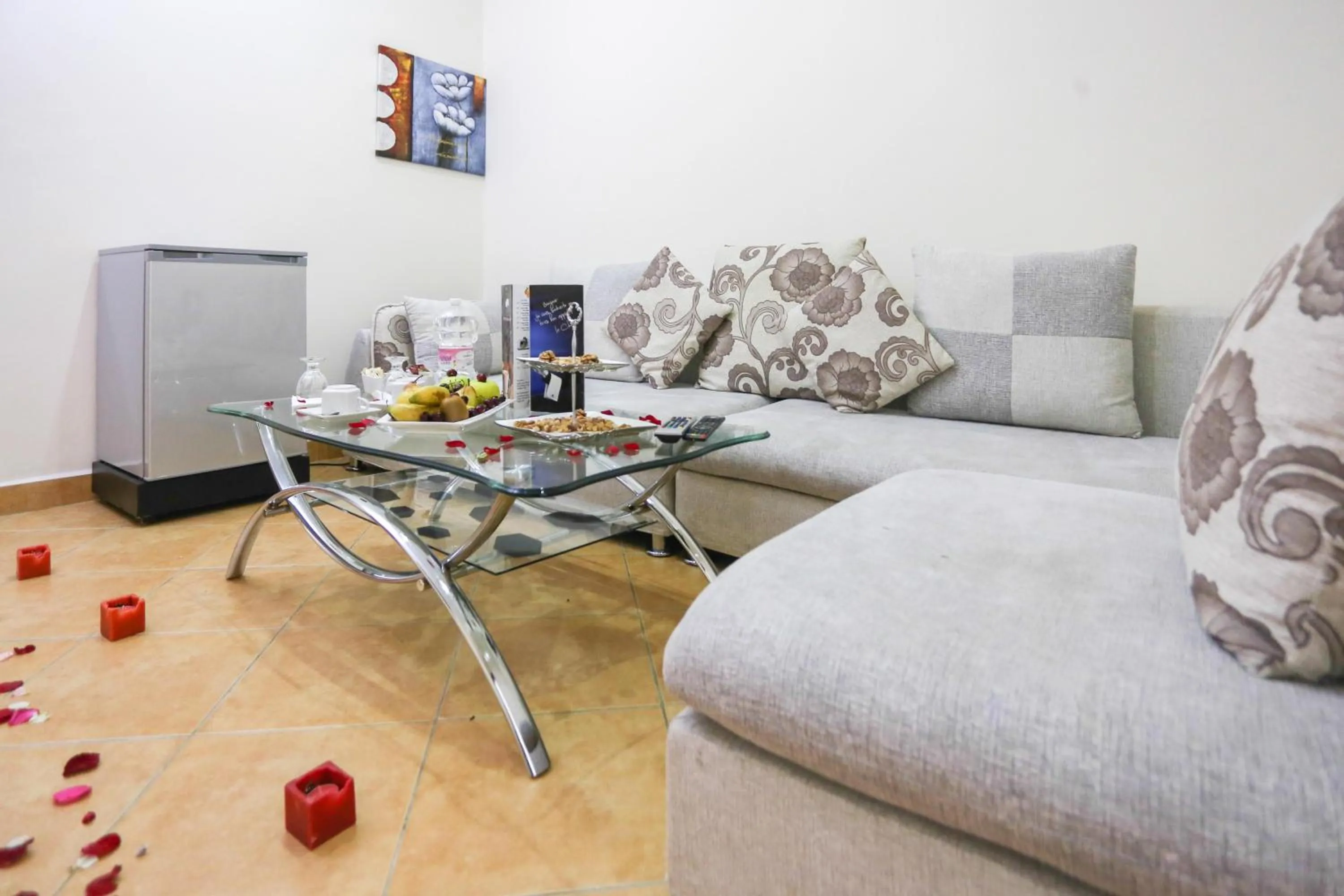 Living room in Hôtel Suite Martil