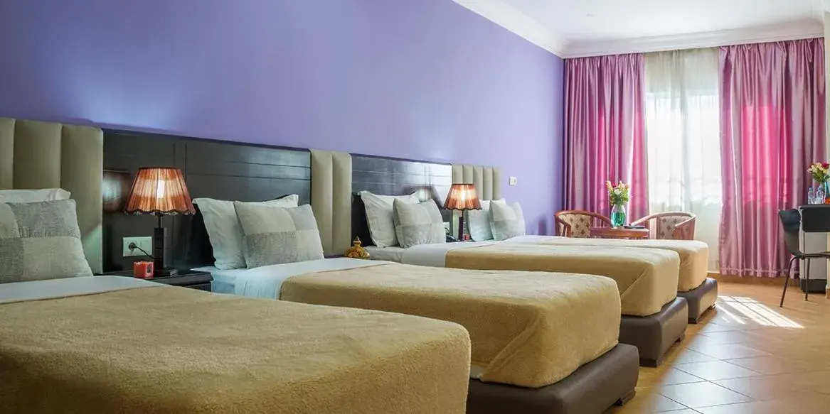 Quadruple Room in Hôtel Suite Martil Quadruple Room in Hôtel Suite Martil