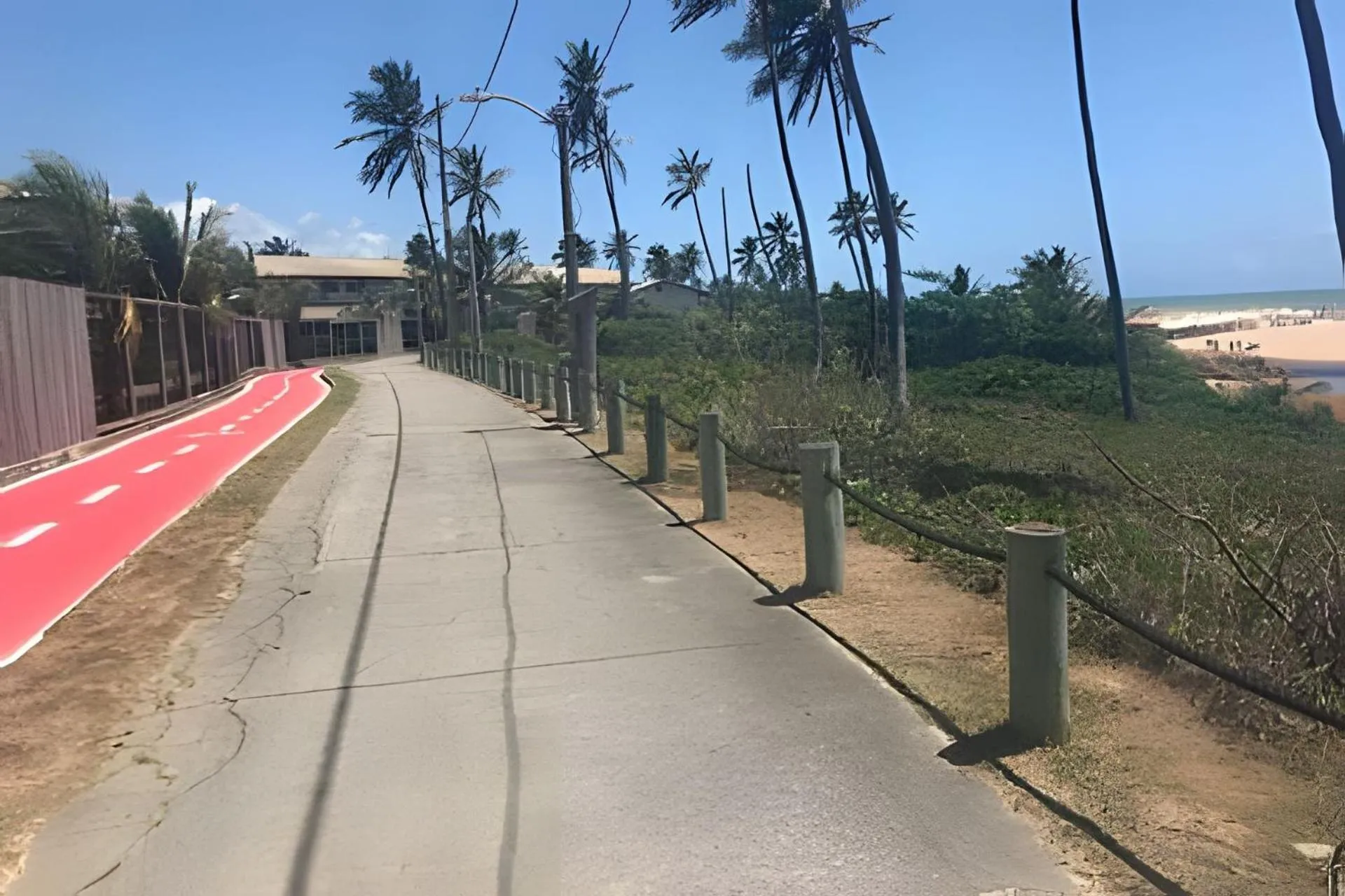 Pé na areia - Reserva Ecológica - Tranquilidade