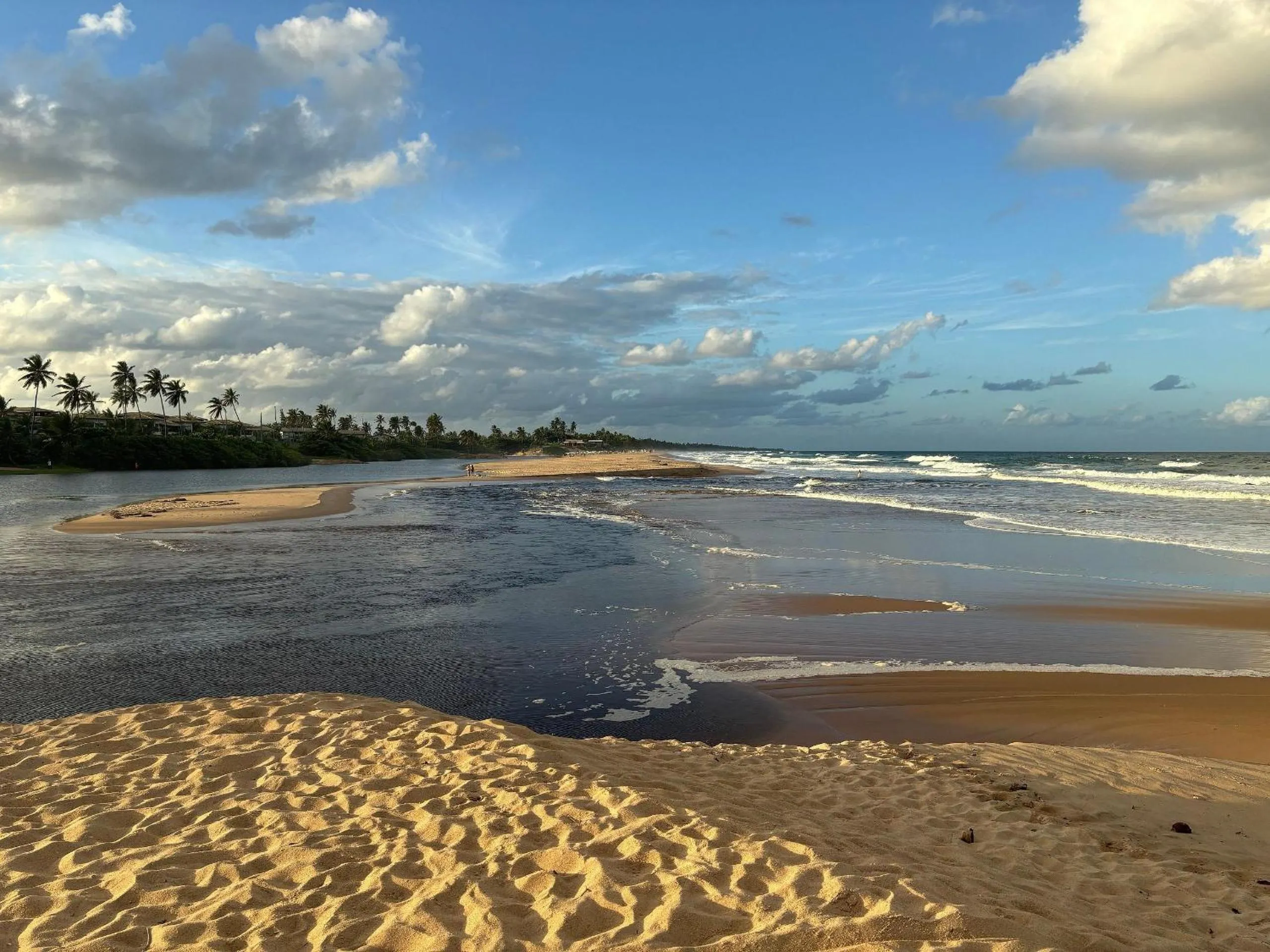 Pé na areia - Reserva Ecológica - Tranquilidade