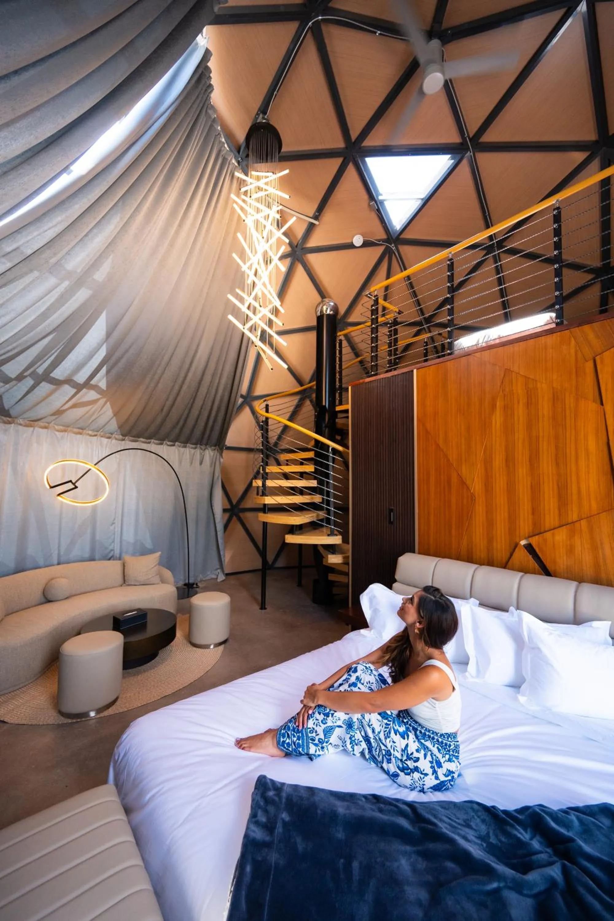 Bedroom, Bed in Clear Sky Resorts - Bryce Canyon - Unique Stargazing Domes