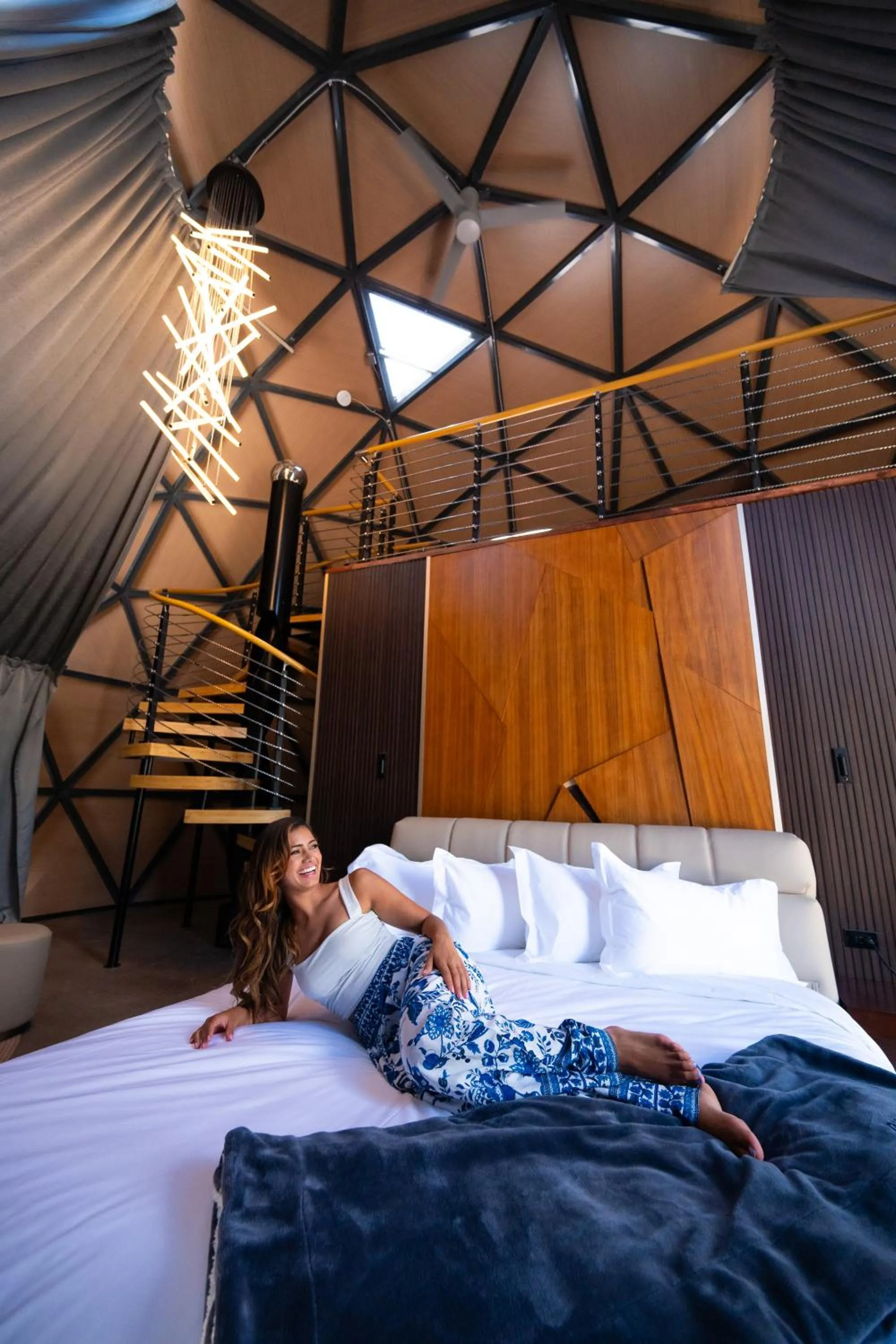 Bedroom, Bed in Clear Sky Resorts - Bryce Canyon - Unique Stargazing Domes