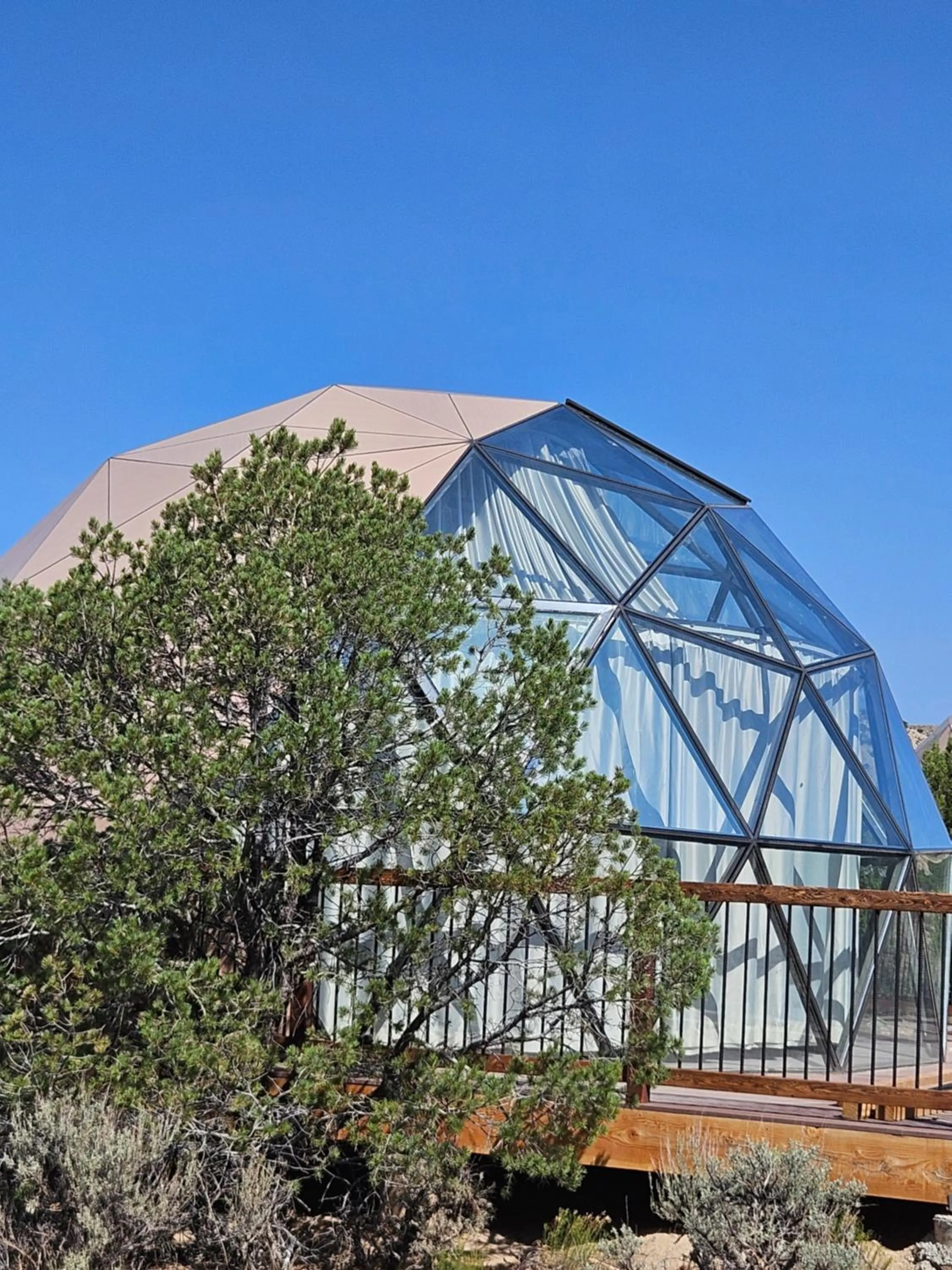 Bedroom in Clear Sky Resorts - Bryce Canyon - Unique Stargazing Domes