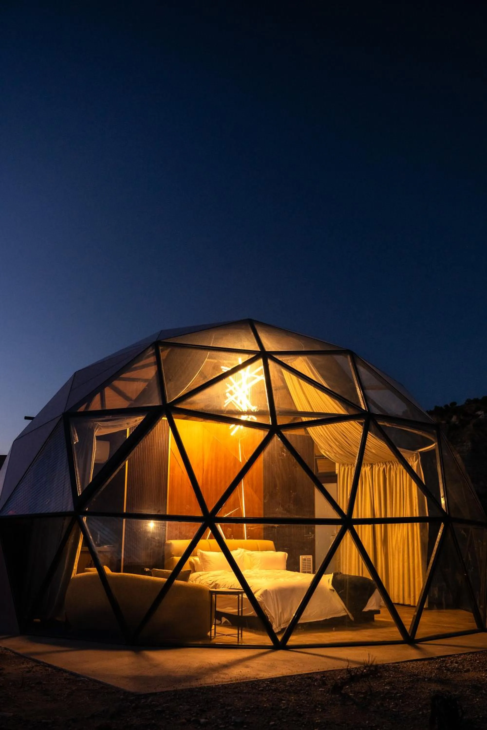 Bedroom in Clear Sky Resorts - Bryce Canyon - Unique Stargazing Domes