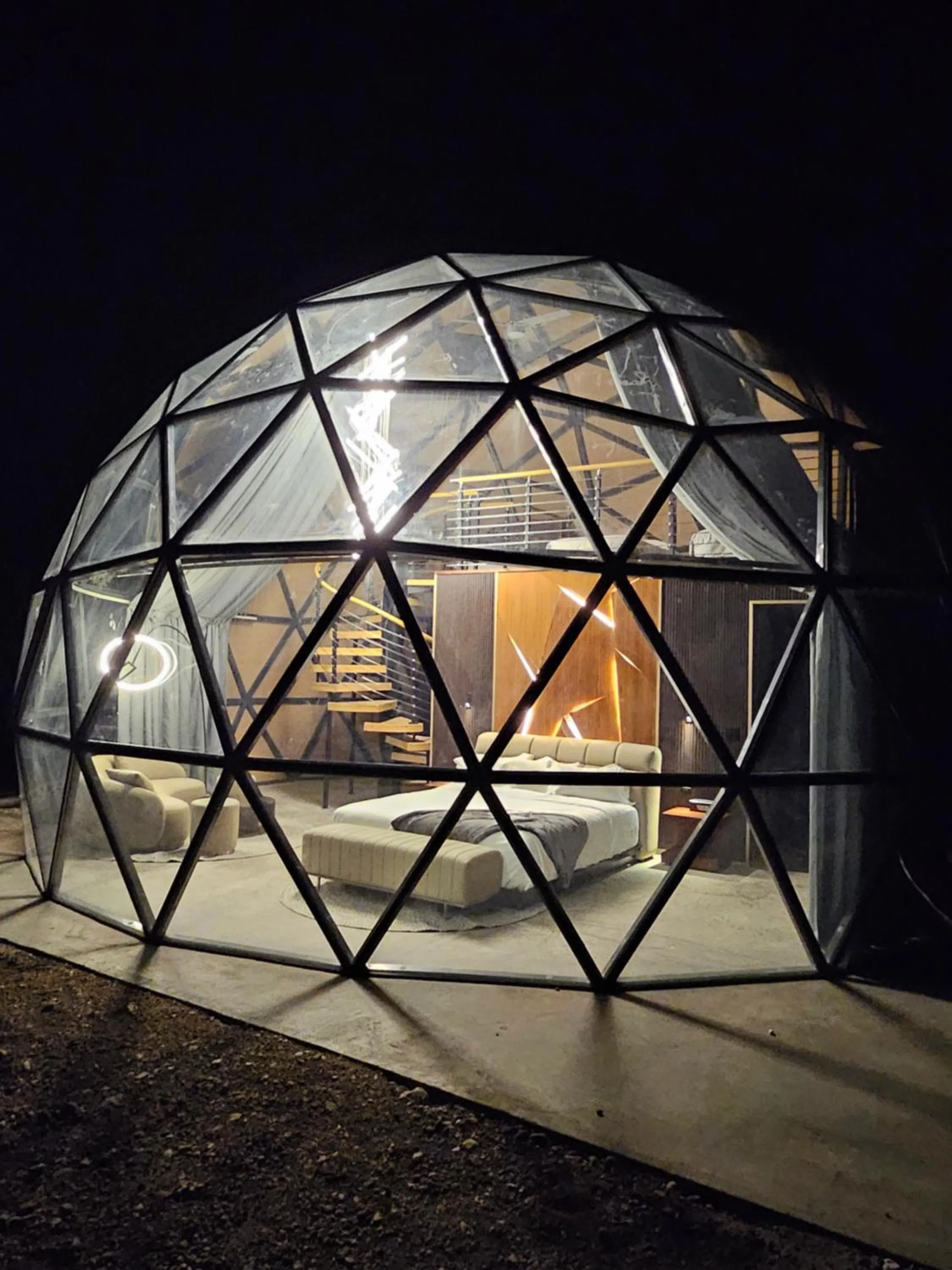Bedroom in Clear Sky Resorts - Bryce Canyon - Unique Stargazing Domes