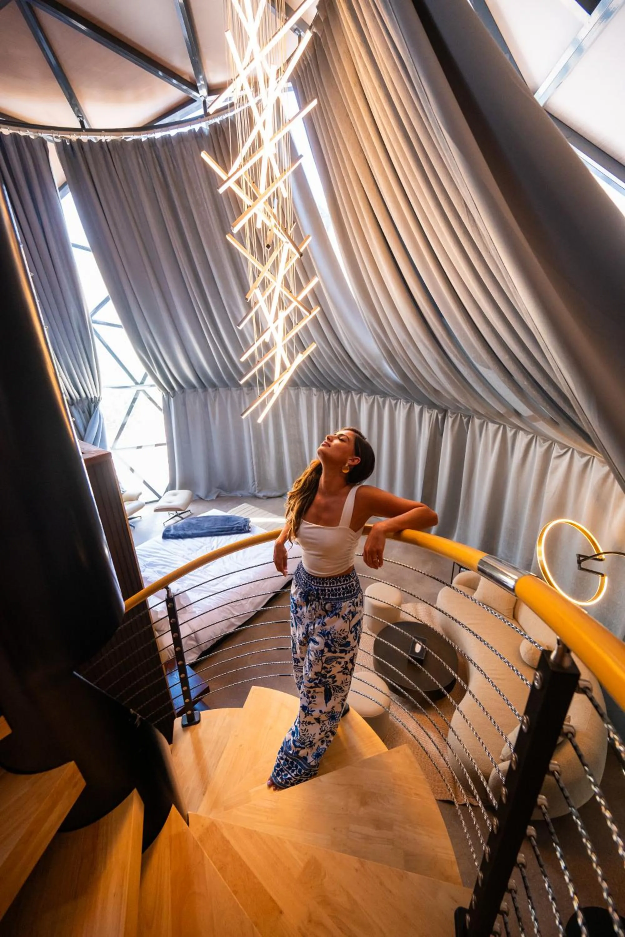Bedroom, Bed in Clear Sky Resorts - Bryce Canyon - Unique Stargazing Domes