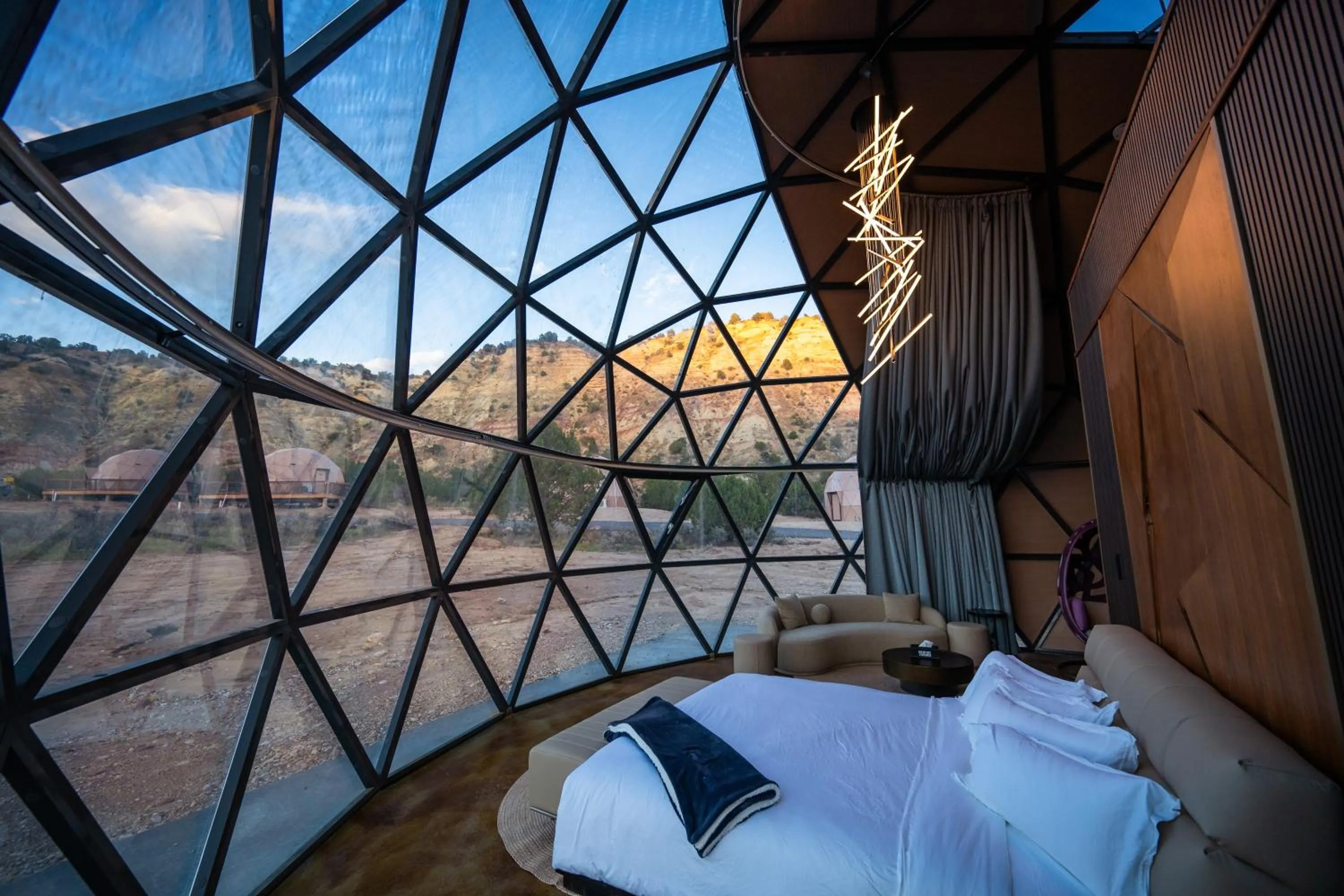 Bedroom in Clear Sky Resorts - Bryce Canyon - Unique Stargazing Domes
