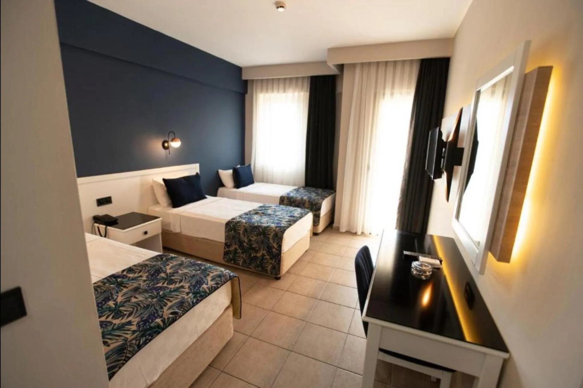 Bed in MIR'AMOR GARDEN Resort Hotel-ALL INCLUSIVE