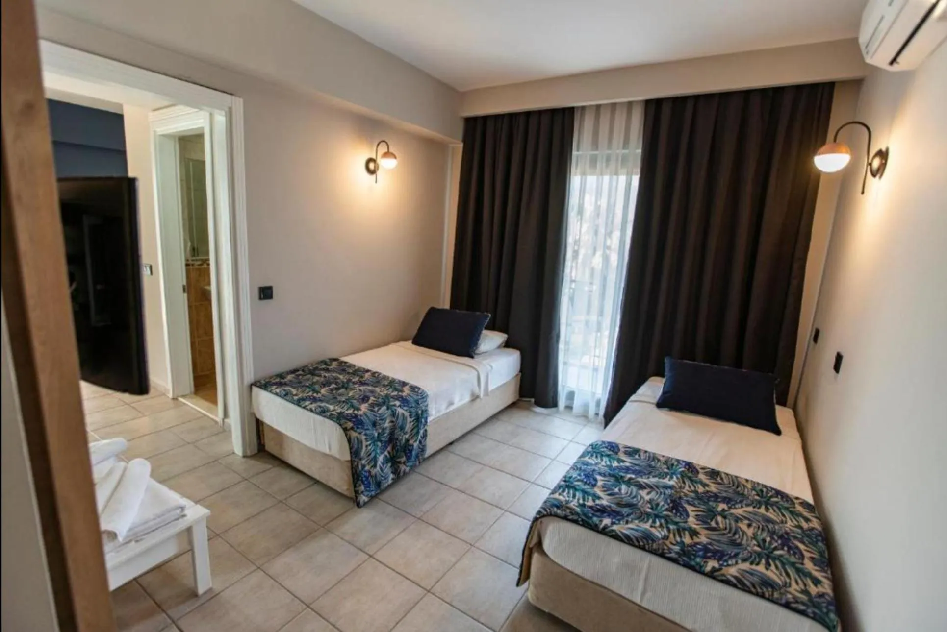 Bed in MIR'AMOR GARDEN Resort Hotel-ALL INCLUSIVE