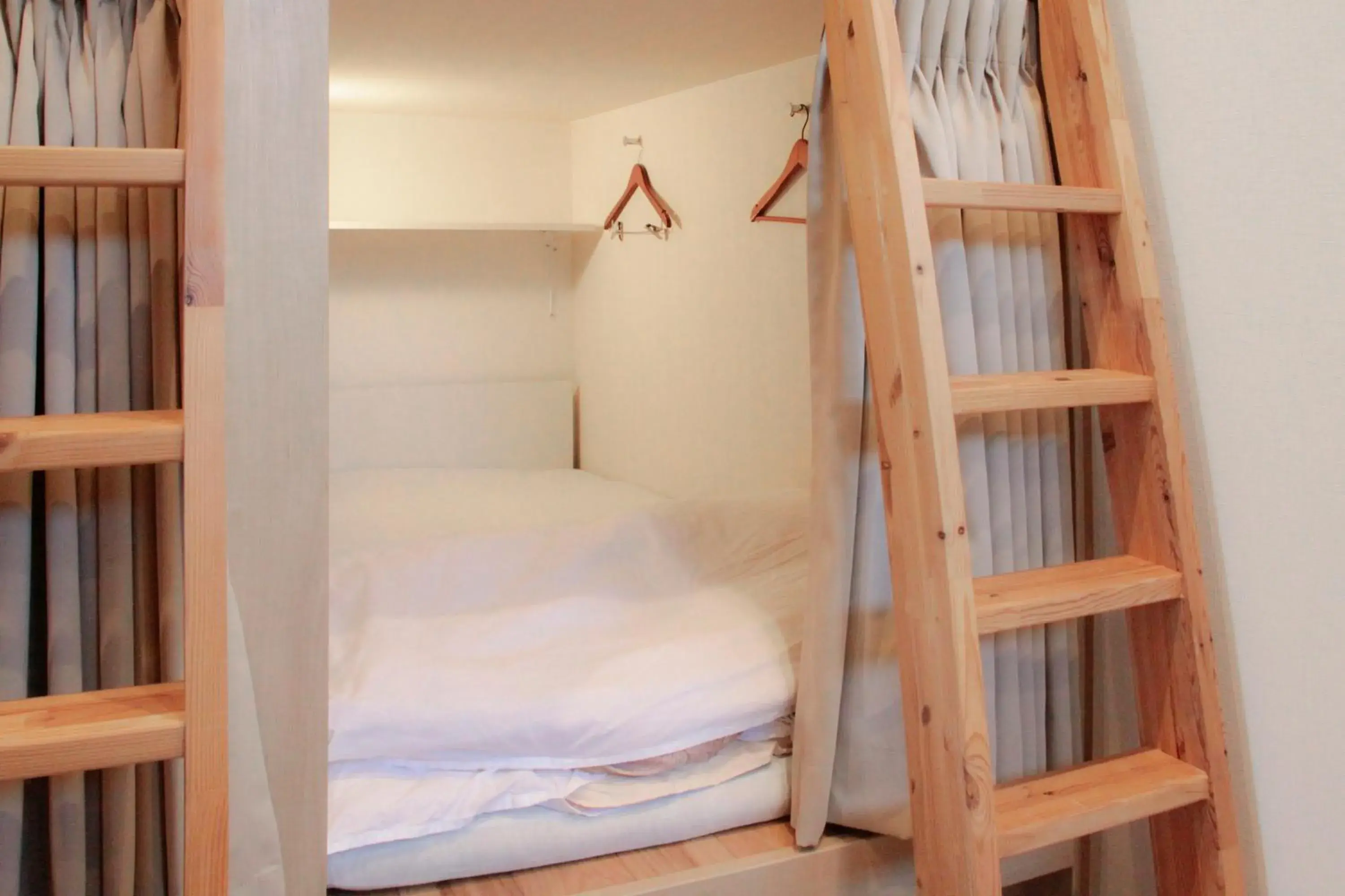 Bunk Bed in Female Dormitory Room in Hostel Wasabi Asakusa Bunk Bed in Female Dormitory Room in Hostel Wasabi Asakusa