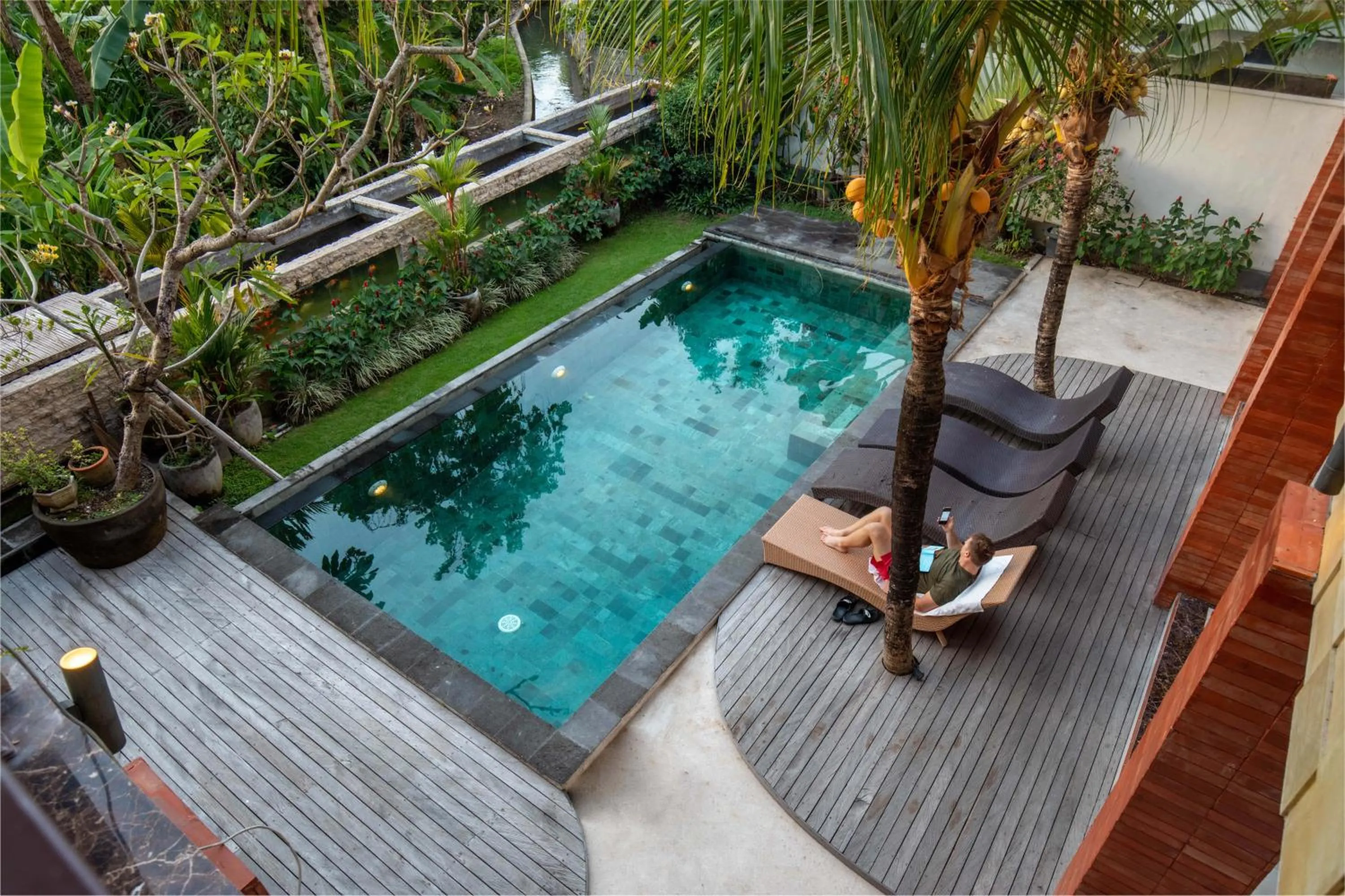 Swimming pool in Sedana Cottage
