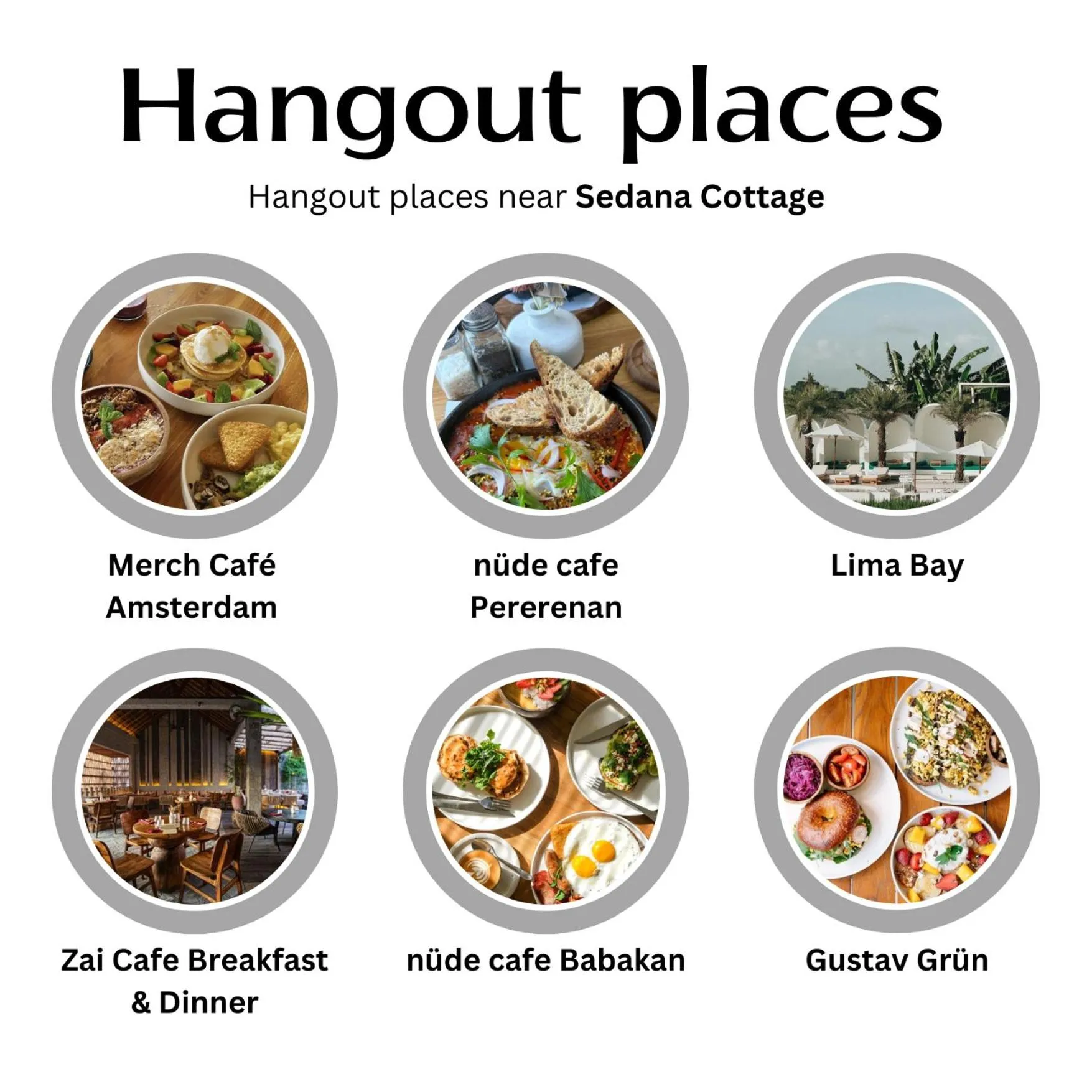 Activities in Sedana Cottage