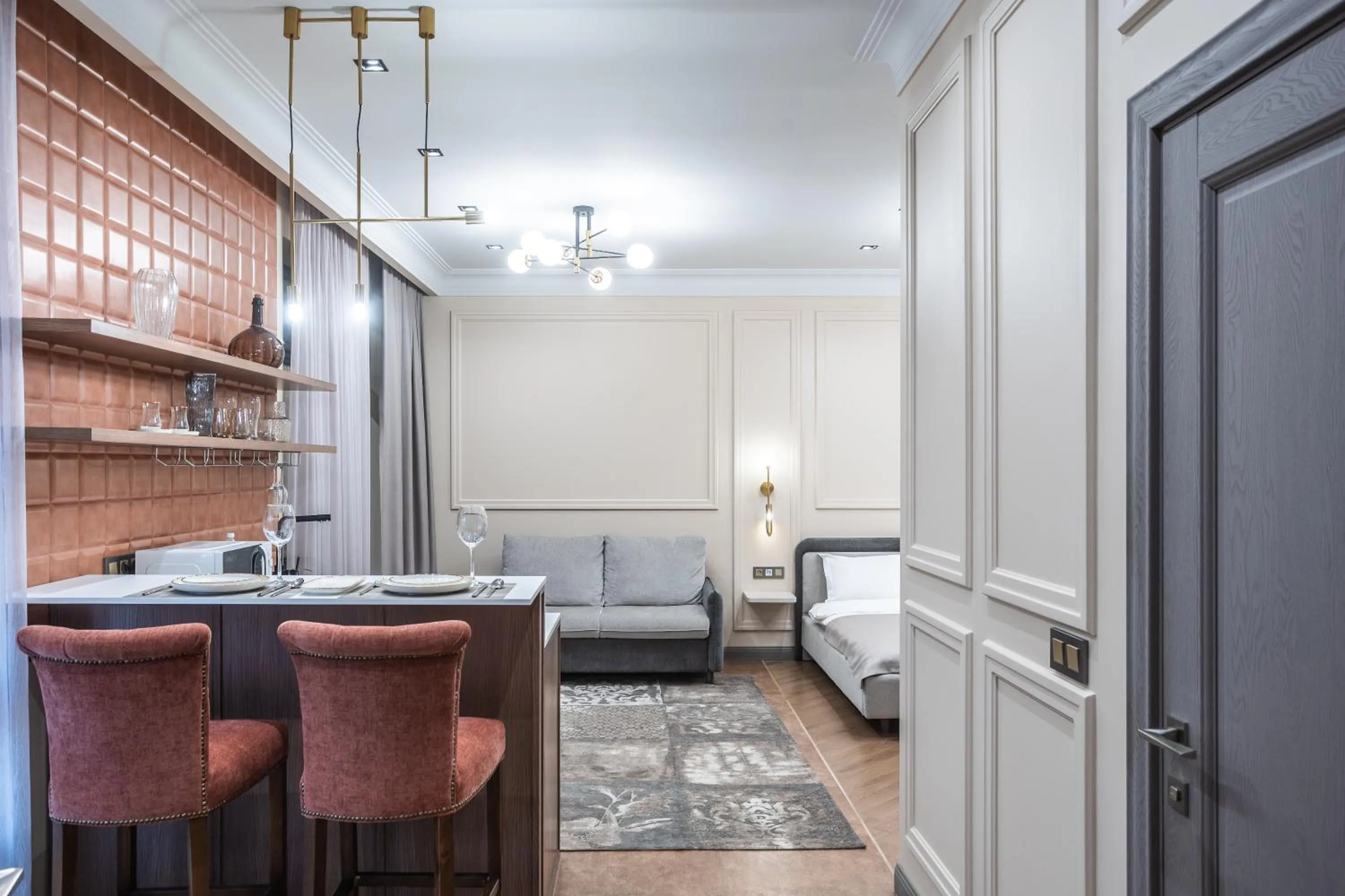 Bed in Apart Hotel Colibri