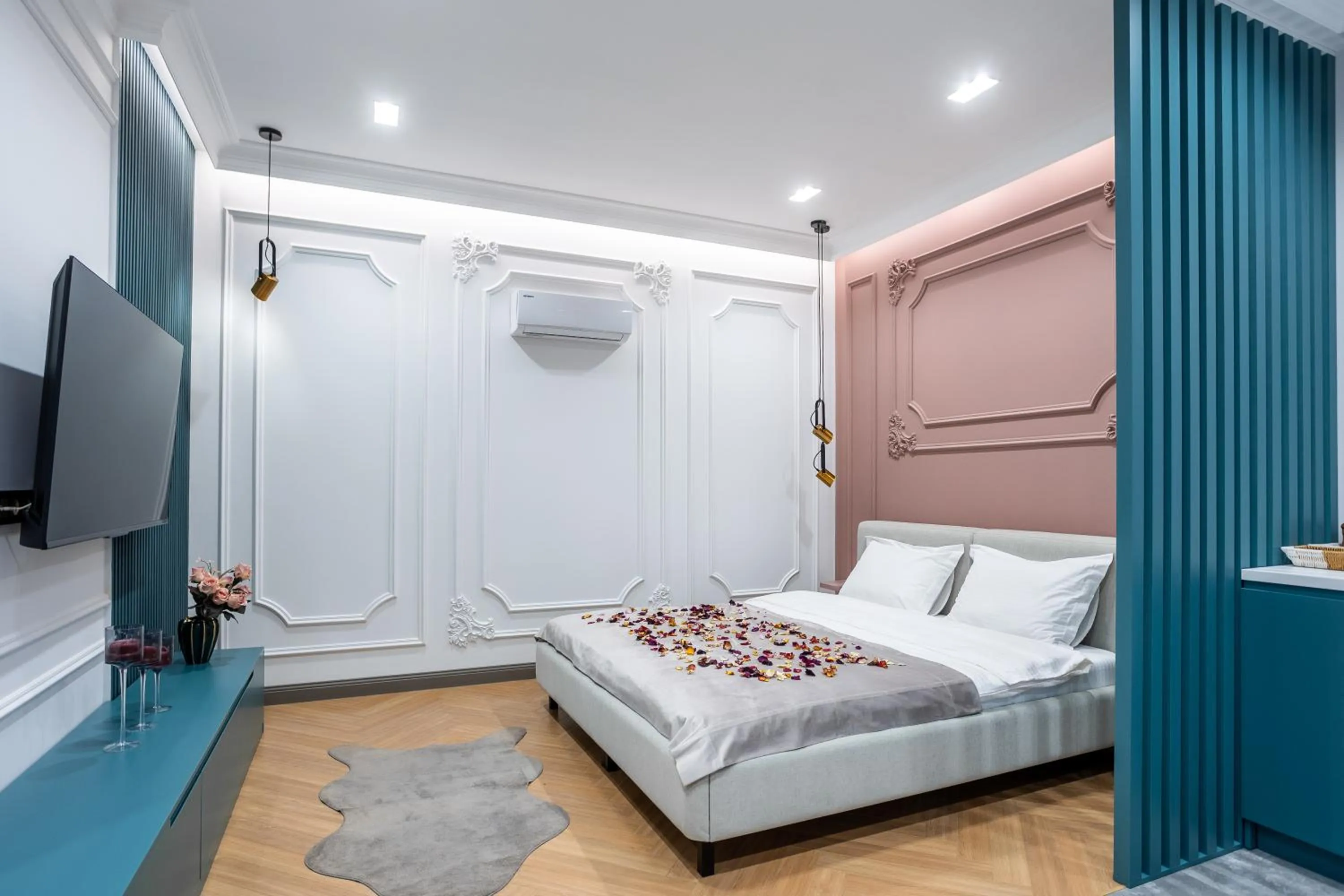 Bed in Apart Hotel Colibri