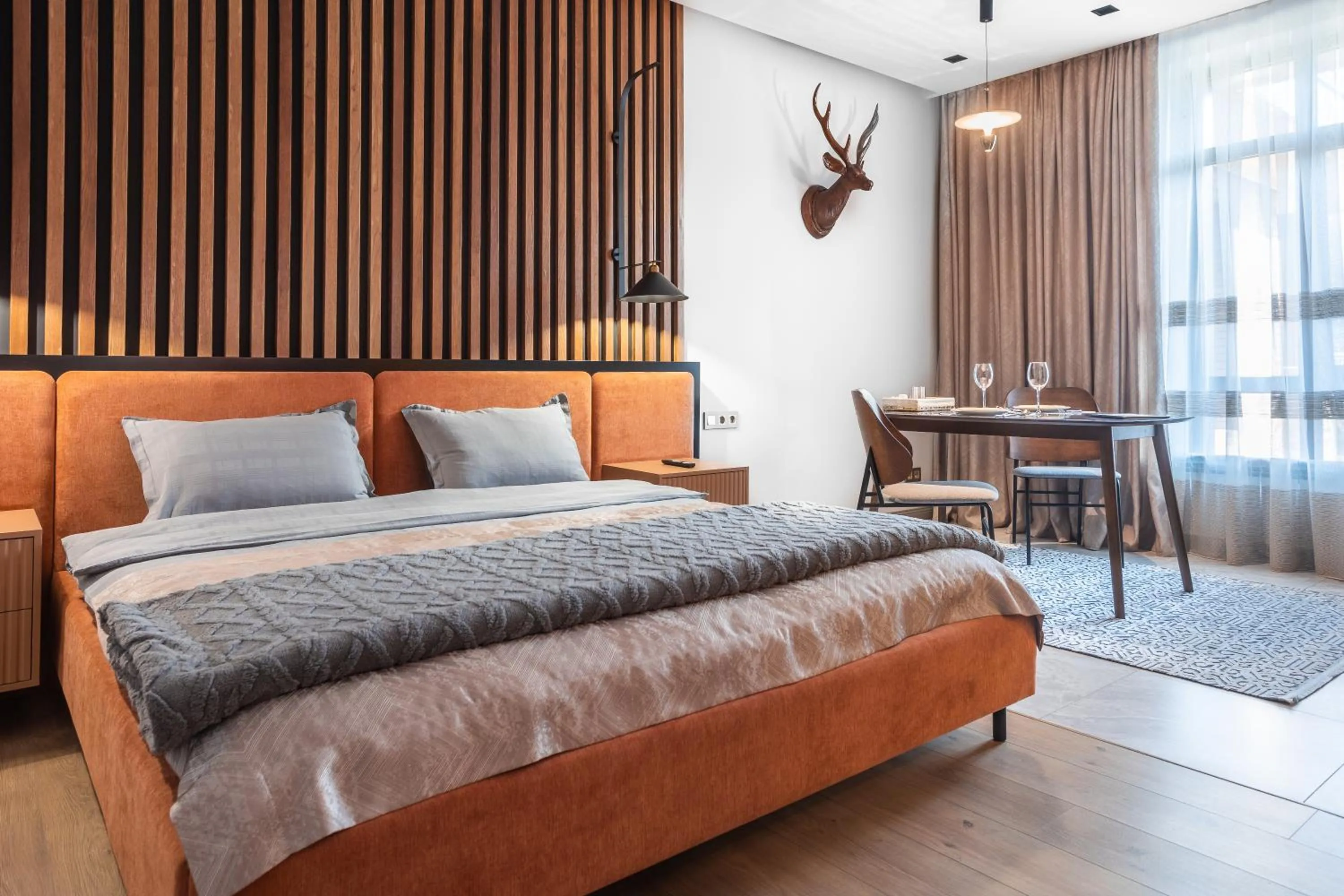 Bed in Apart Hotel Colibri