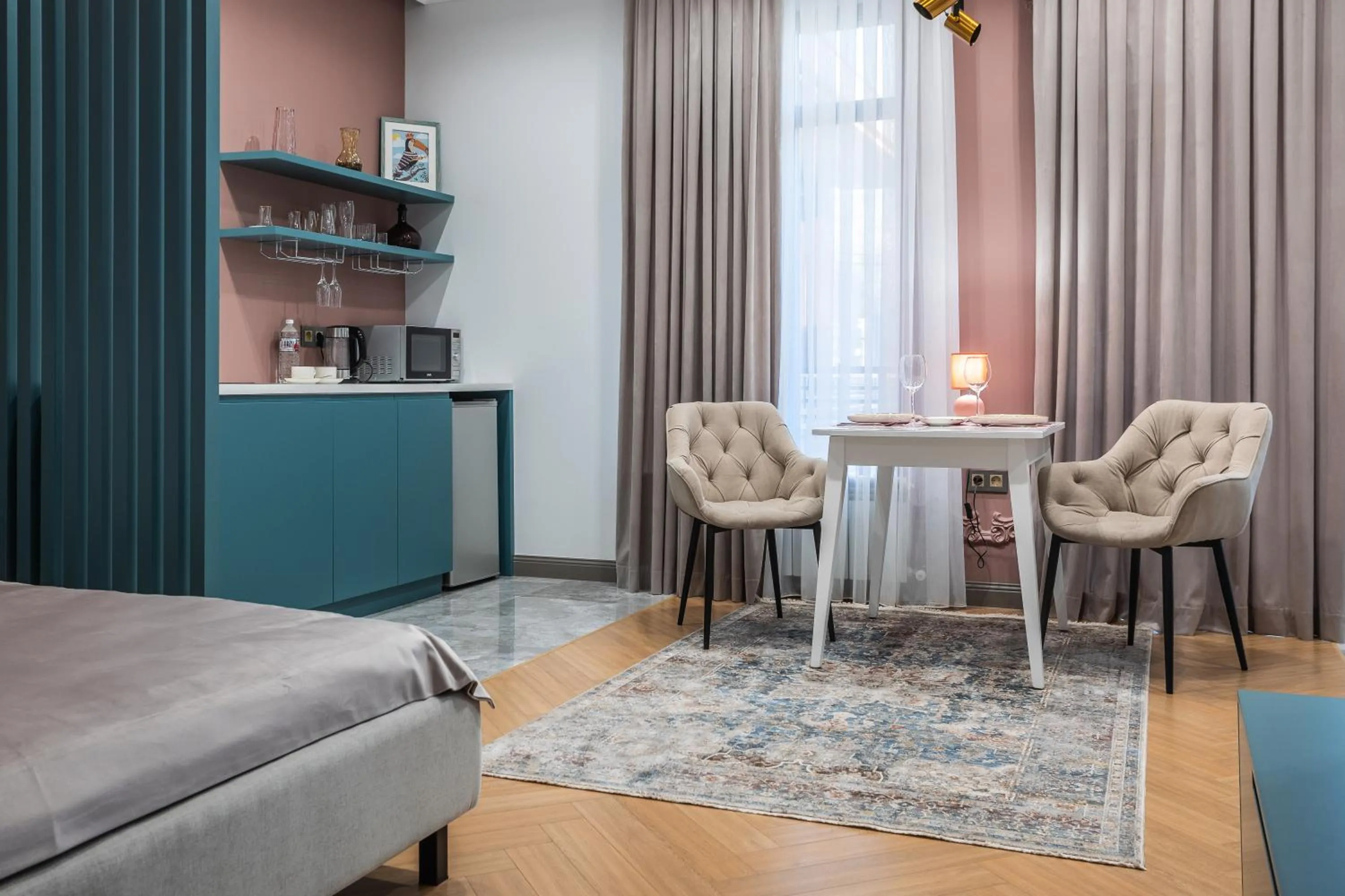 Bed in Apart Hotel Colibri