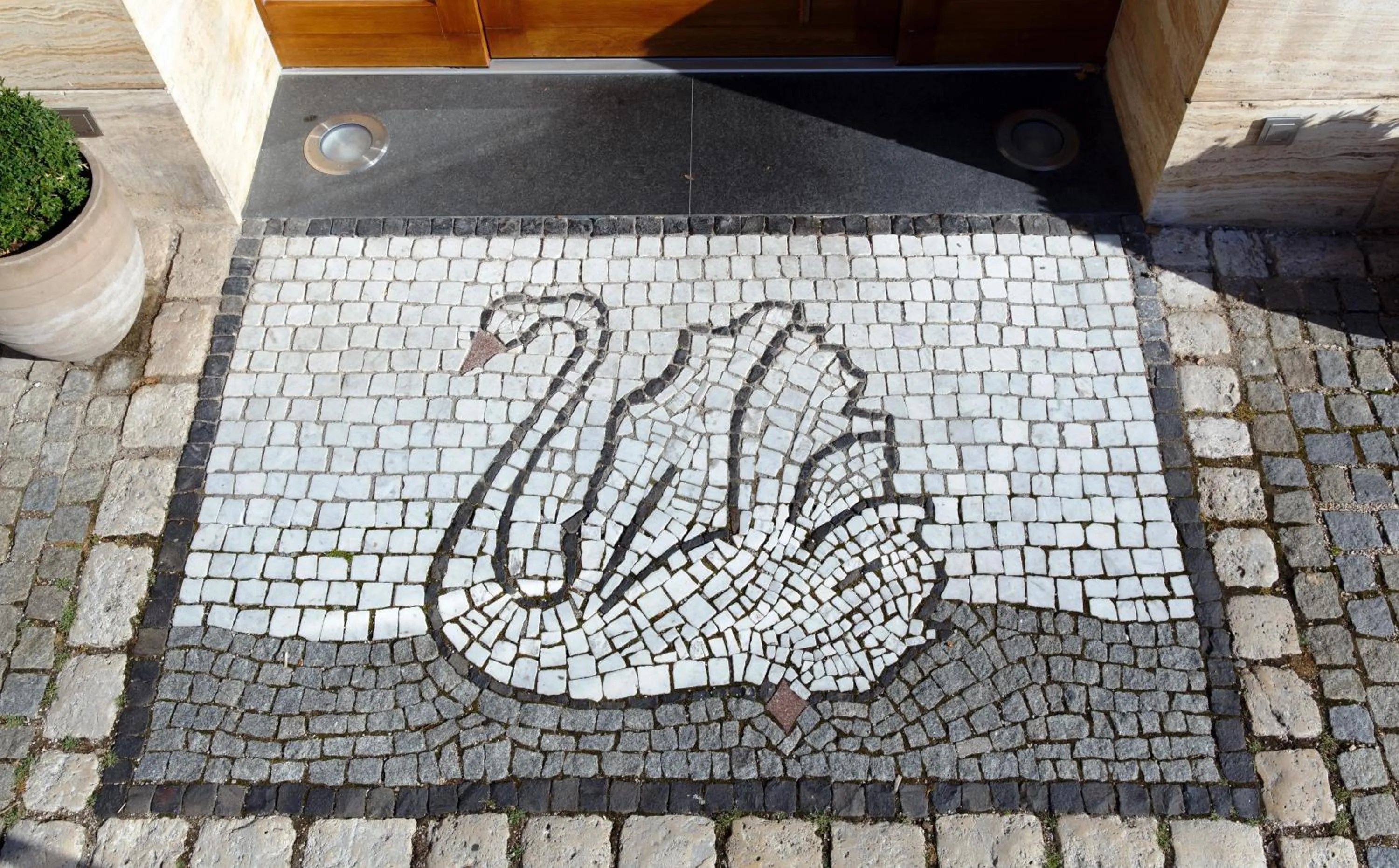 Decorative detail in Gasthaus Schwan