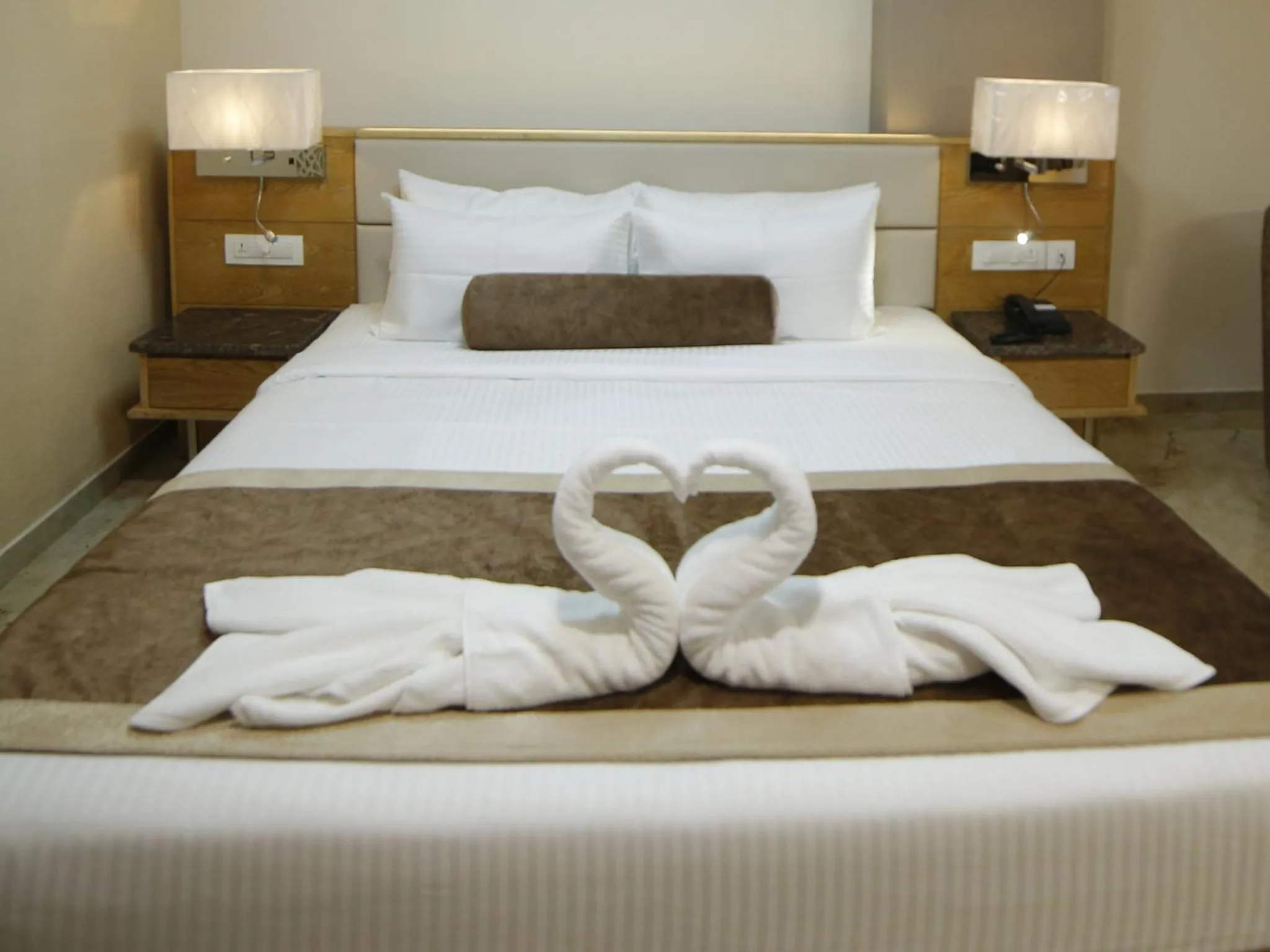 Bed in Hotel Annapurna De Royal