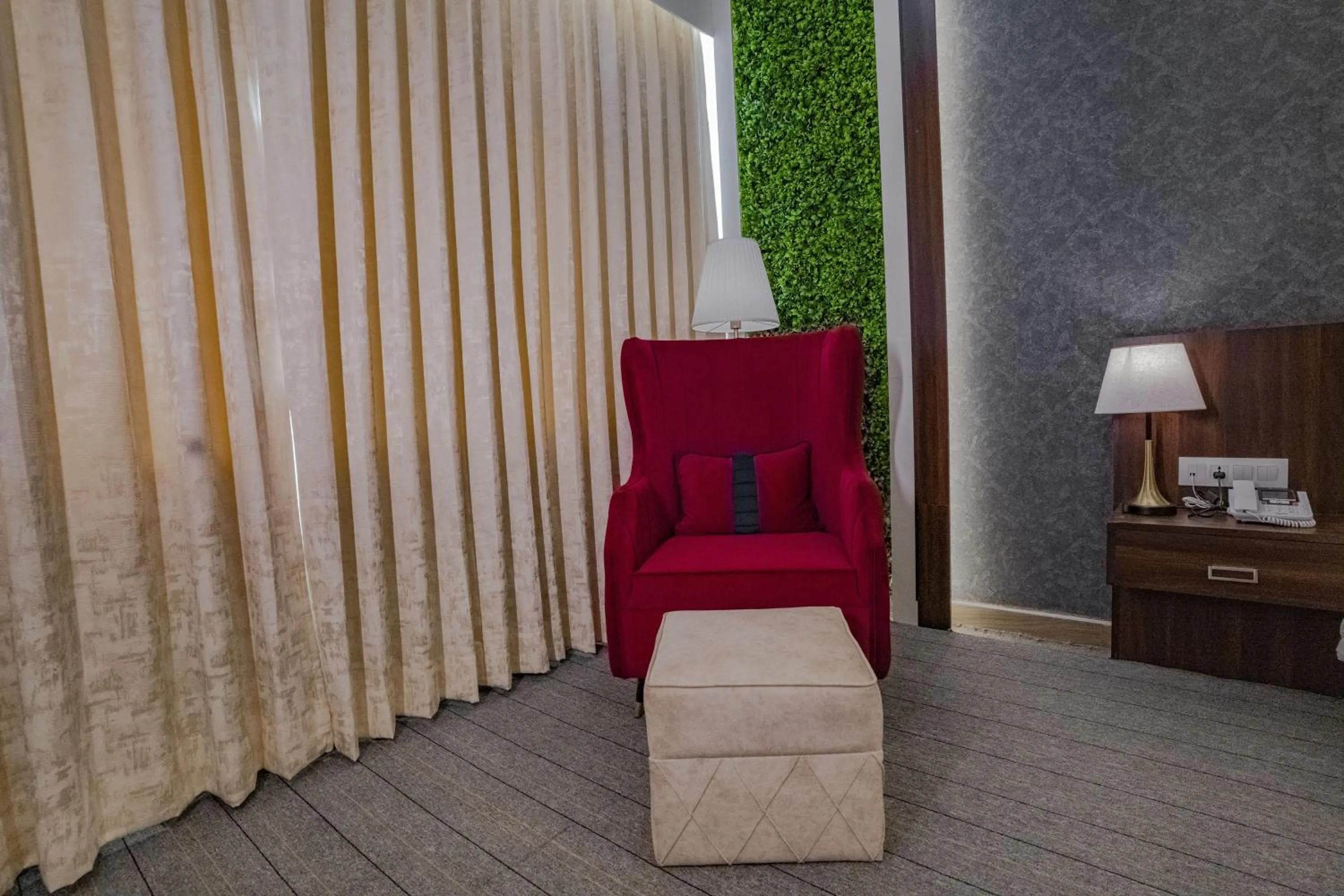 Seating area in Essotto Recreation Hub