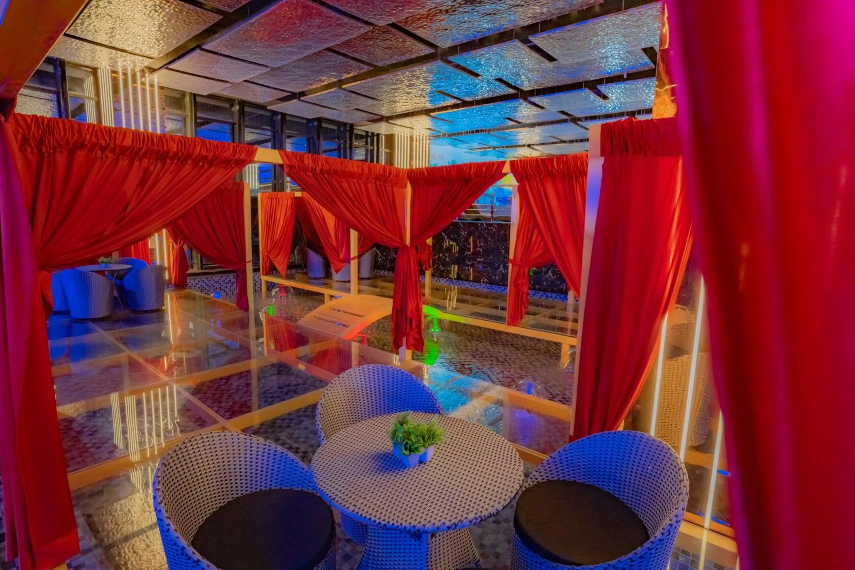 Seating area in Essotto Recreation Hub