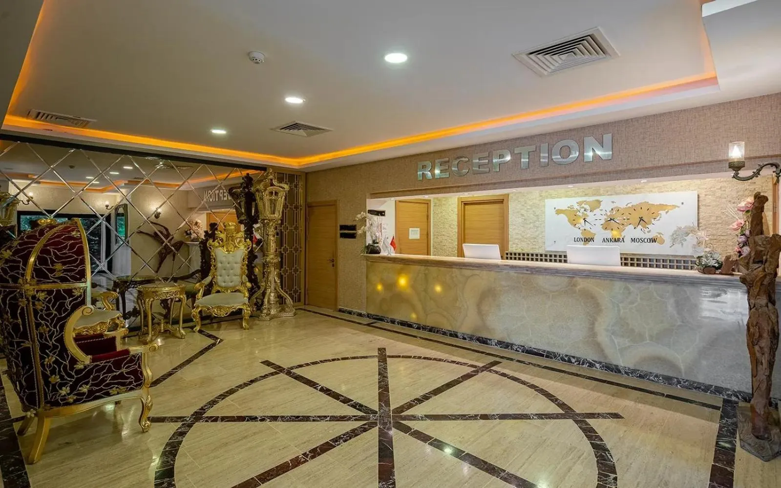 Lobby or reception in Golden Beach Resort & Spa