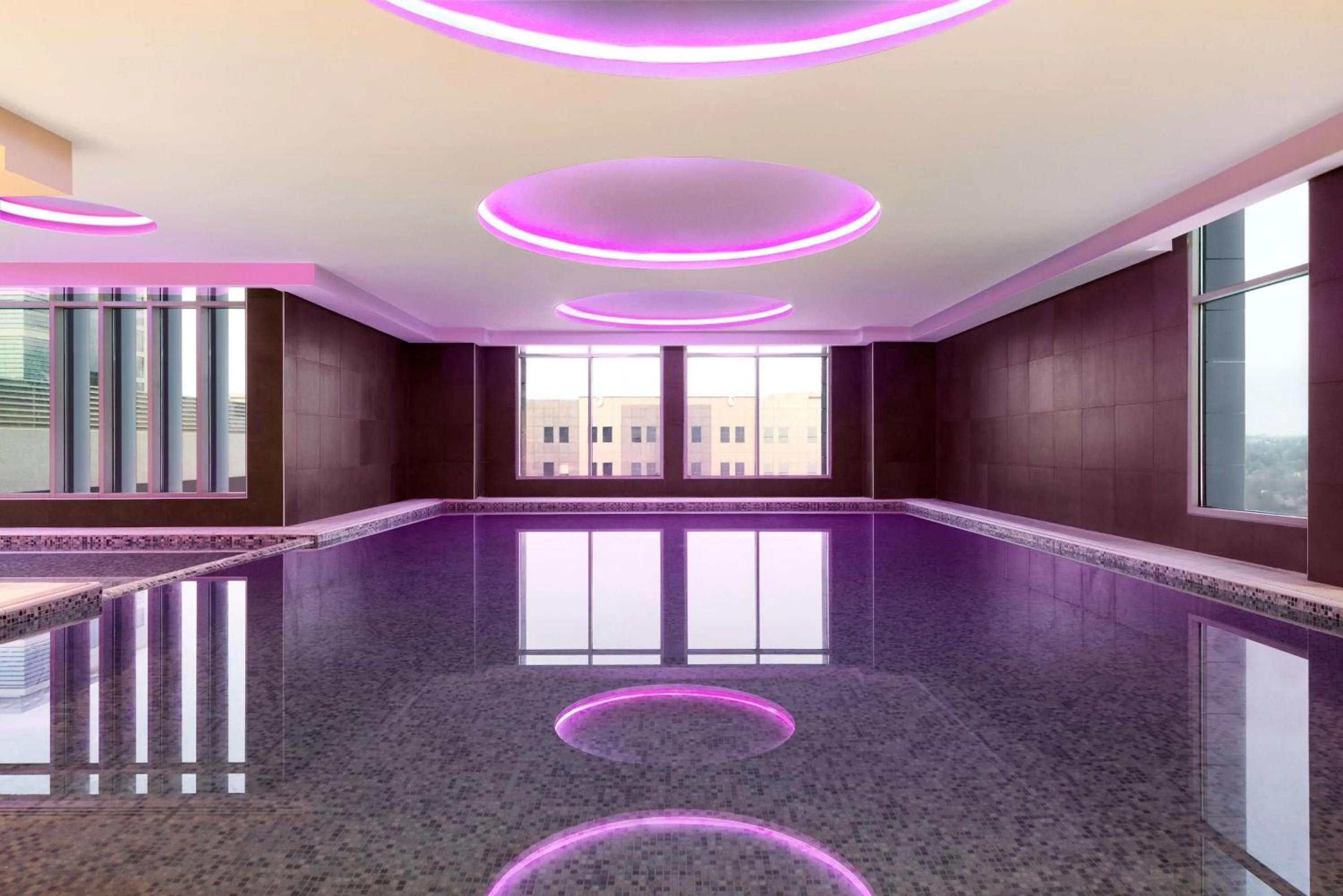 Pool view in Radisson Hotel & Residence Riyadh Olaya