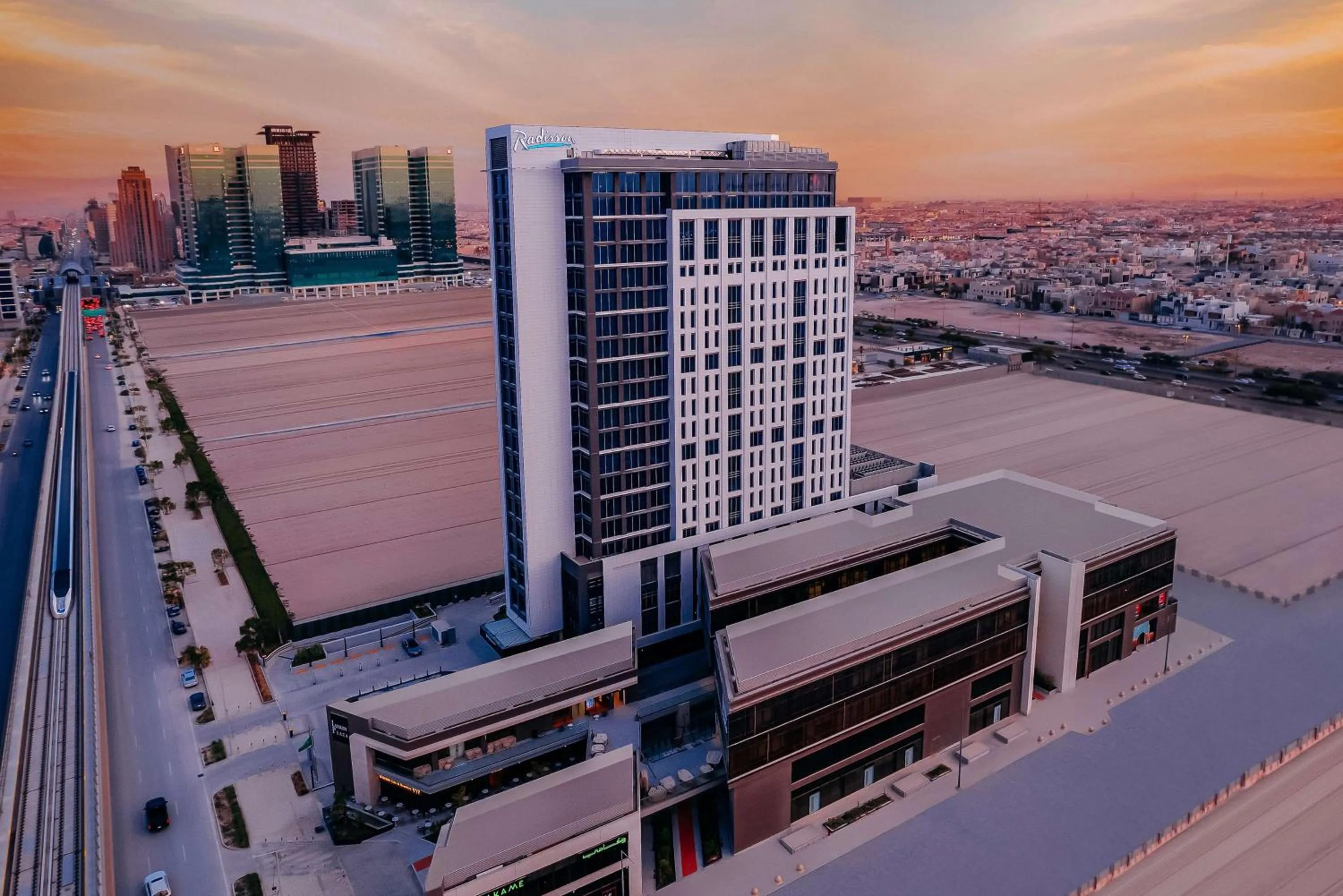 Property building in Radisson Hotel & Residence Riyadh Olaya