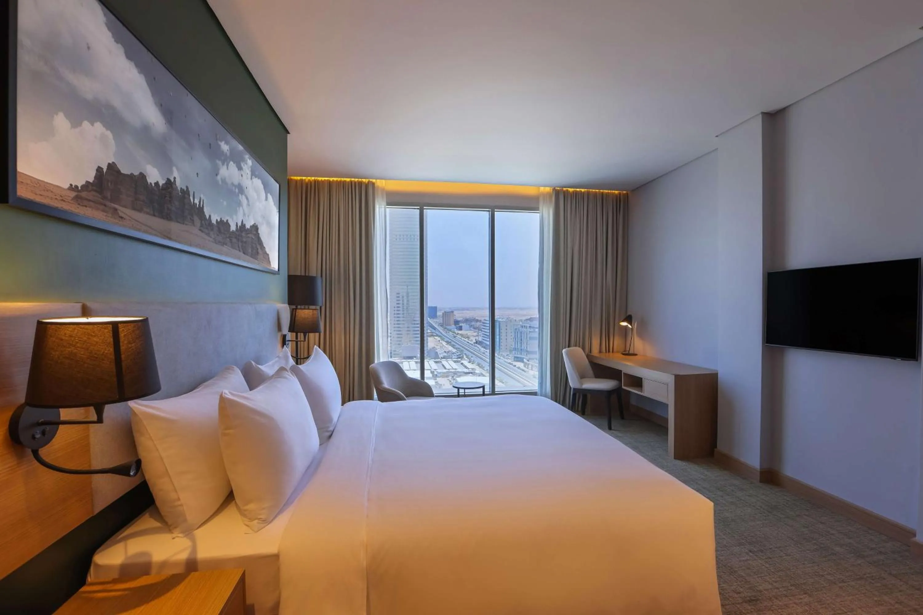 Photo of the whole room, Bed in Radisson Hotel & Residence Riyadh Olaya