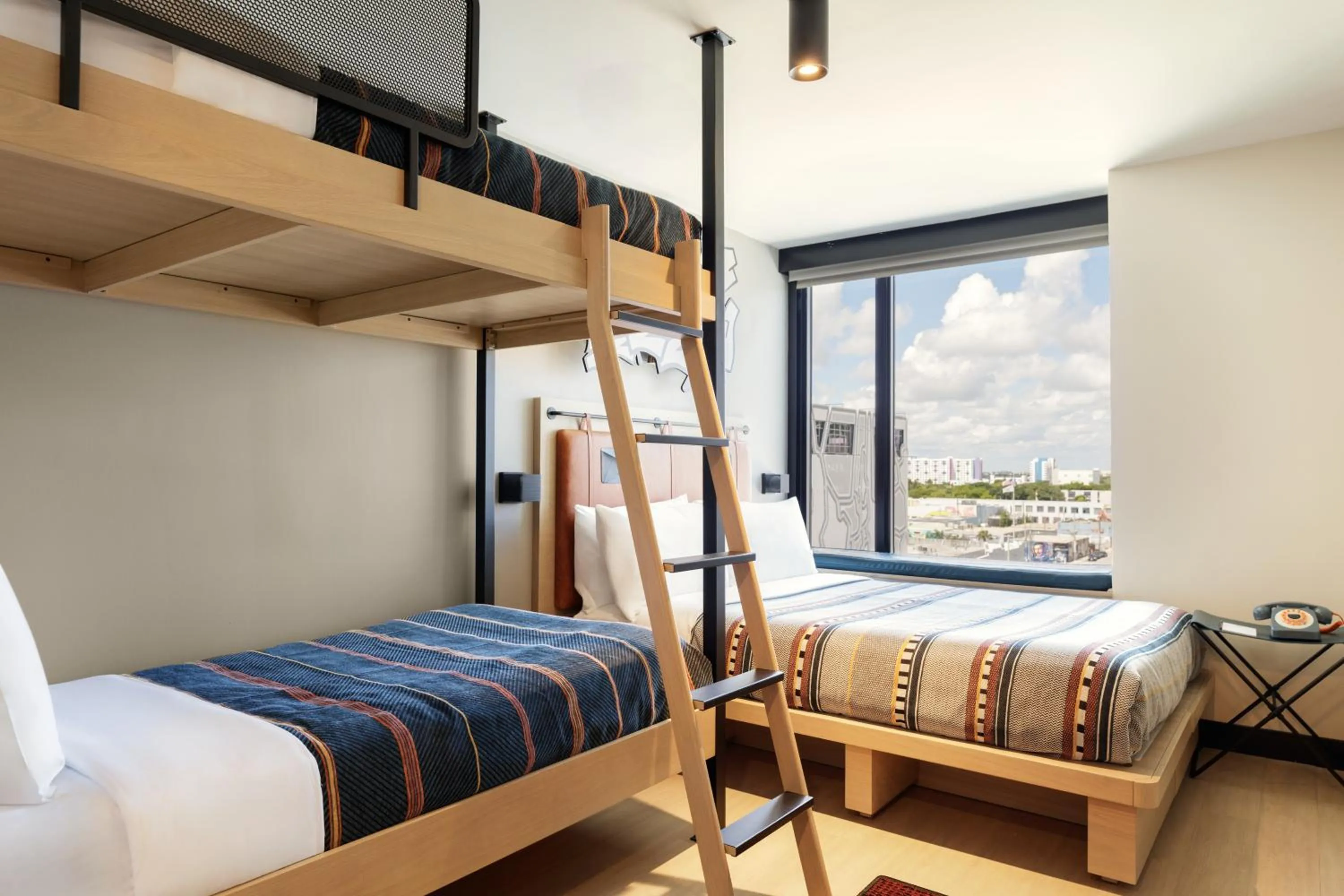 Bed in Moxy Miami Wynwood