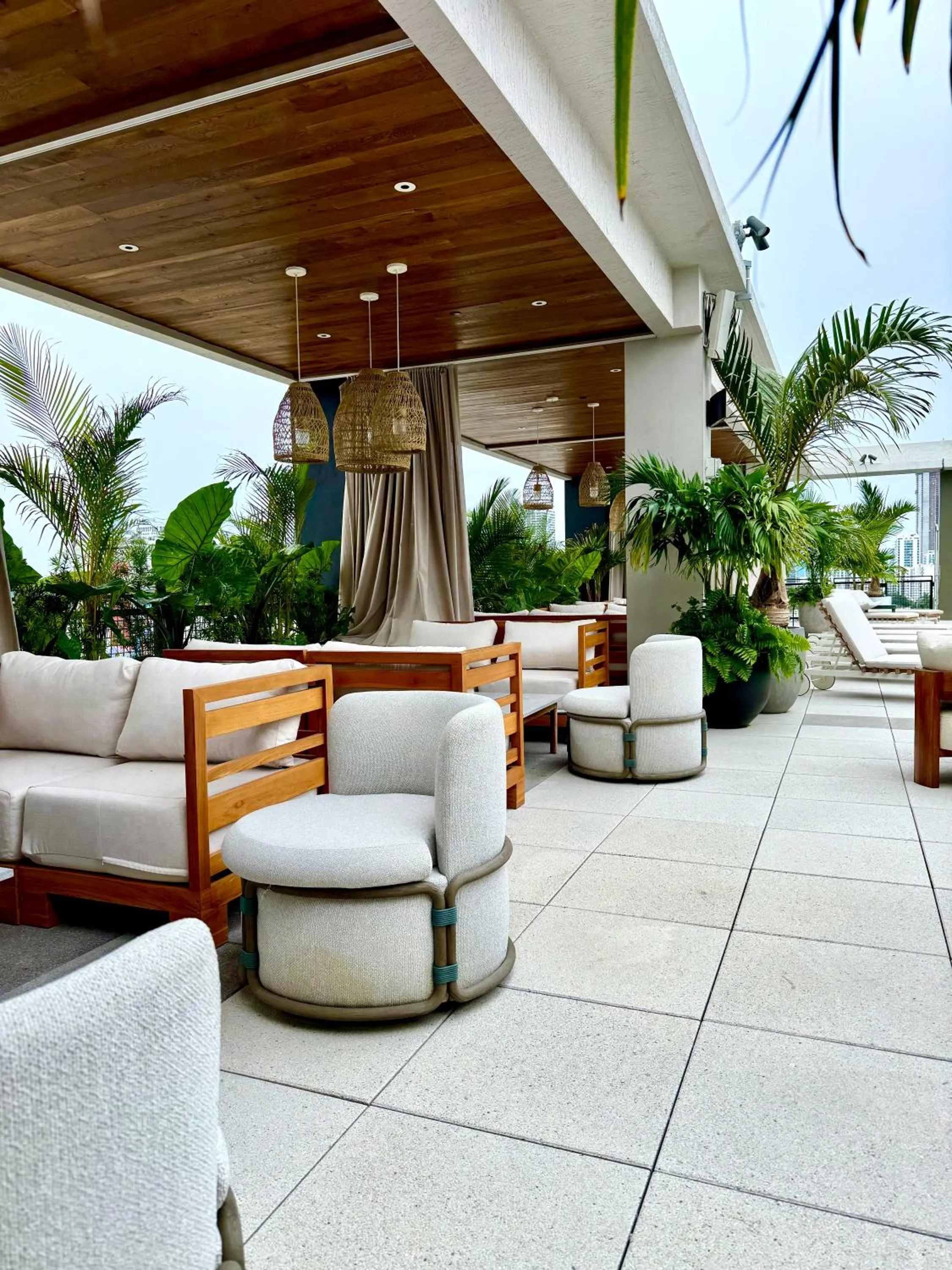 Patio in Moxy Miami Wynwood