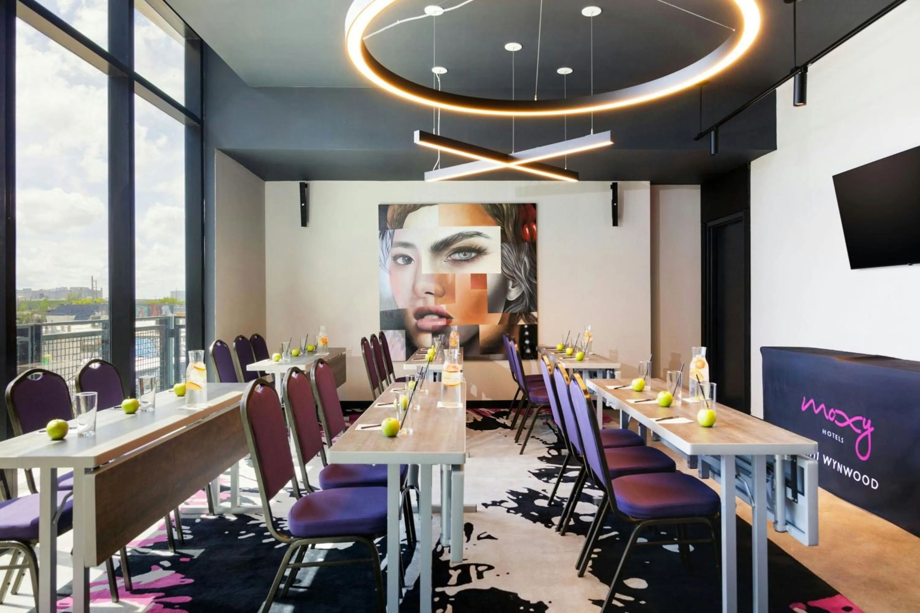 Meeting/conference room in Moxy Miami Wynwood