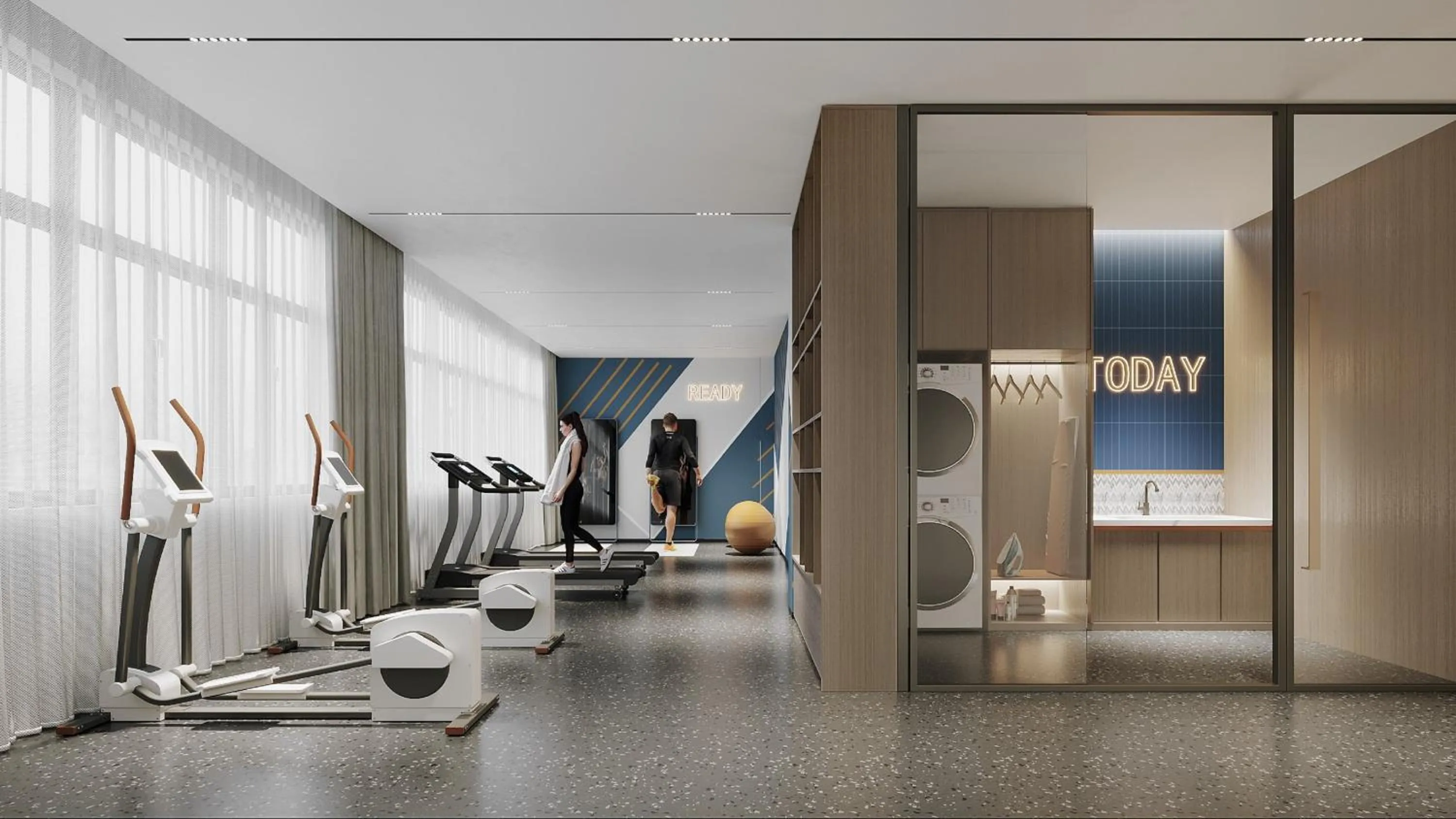 Fitness centre/facilities in Holiday Inn Express Yuhuan Wetland Park by IHG