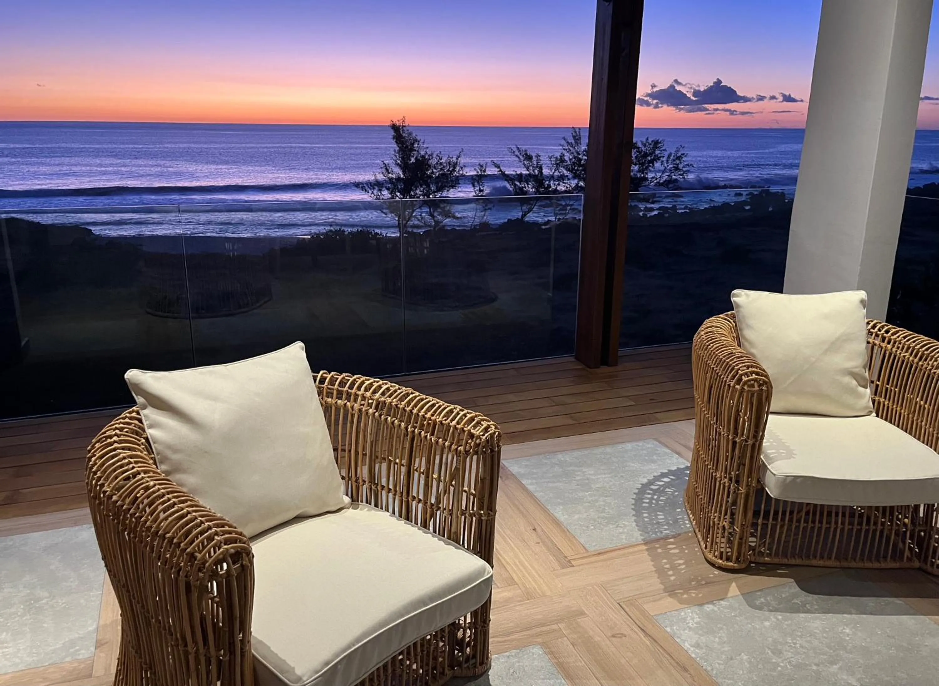 Patio in Le Moma by the ocean