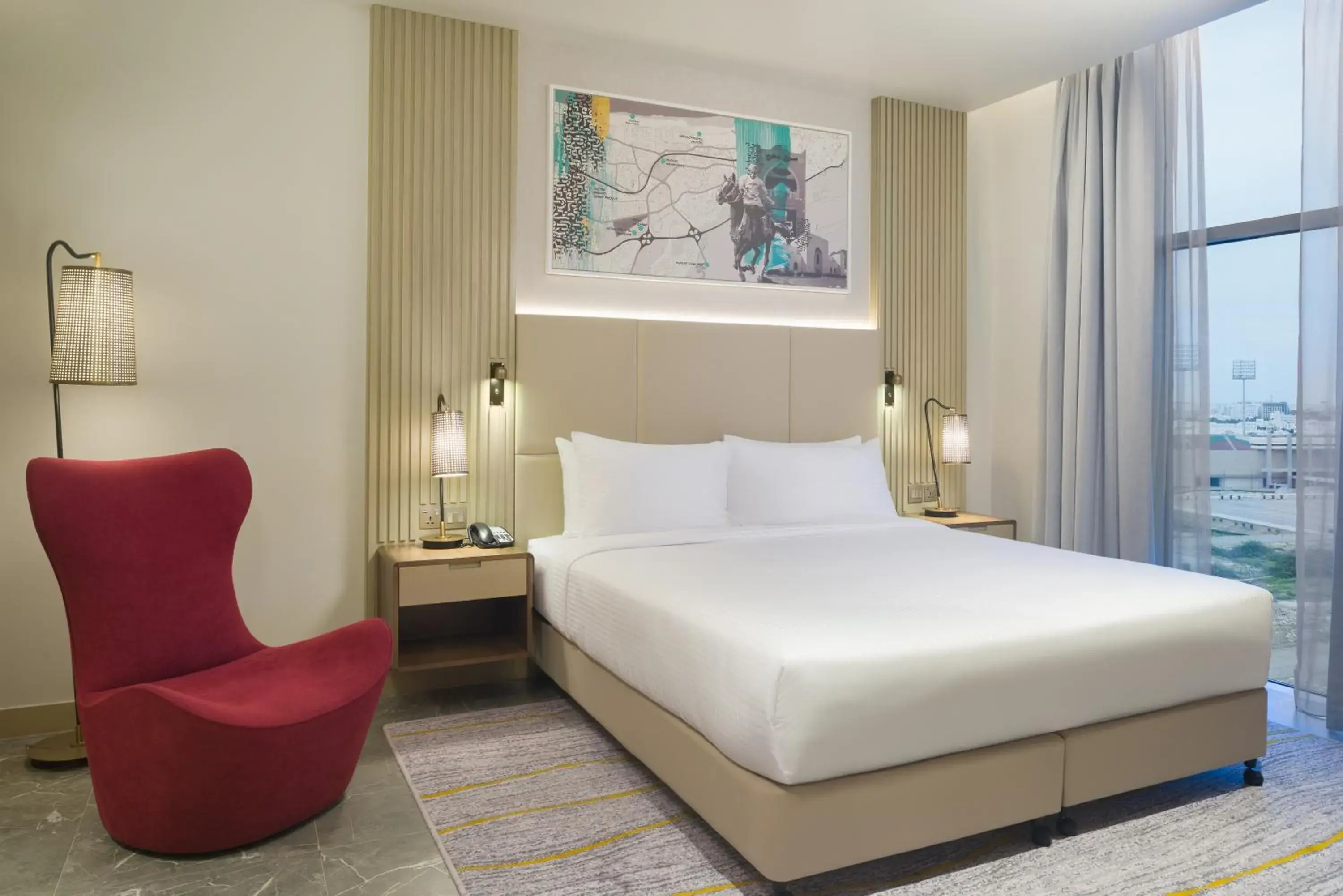 Bed in IntercityHotel Bawshar Muscat Bed in IntercityHotel Bawshar Muscat