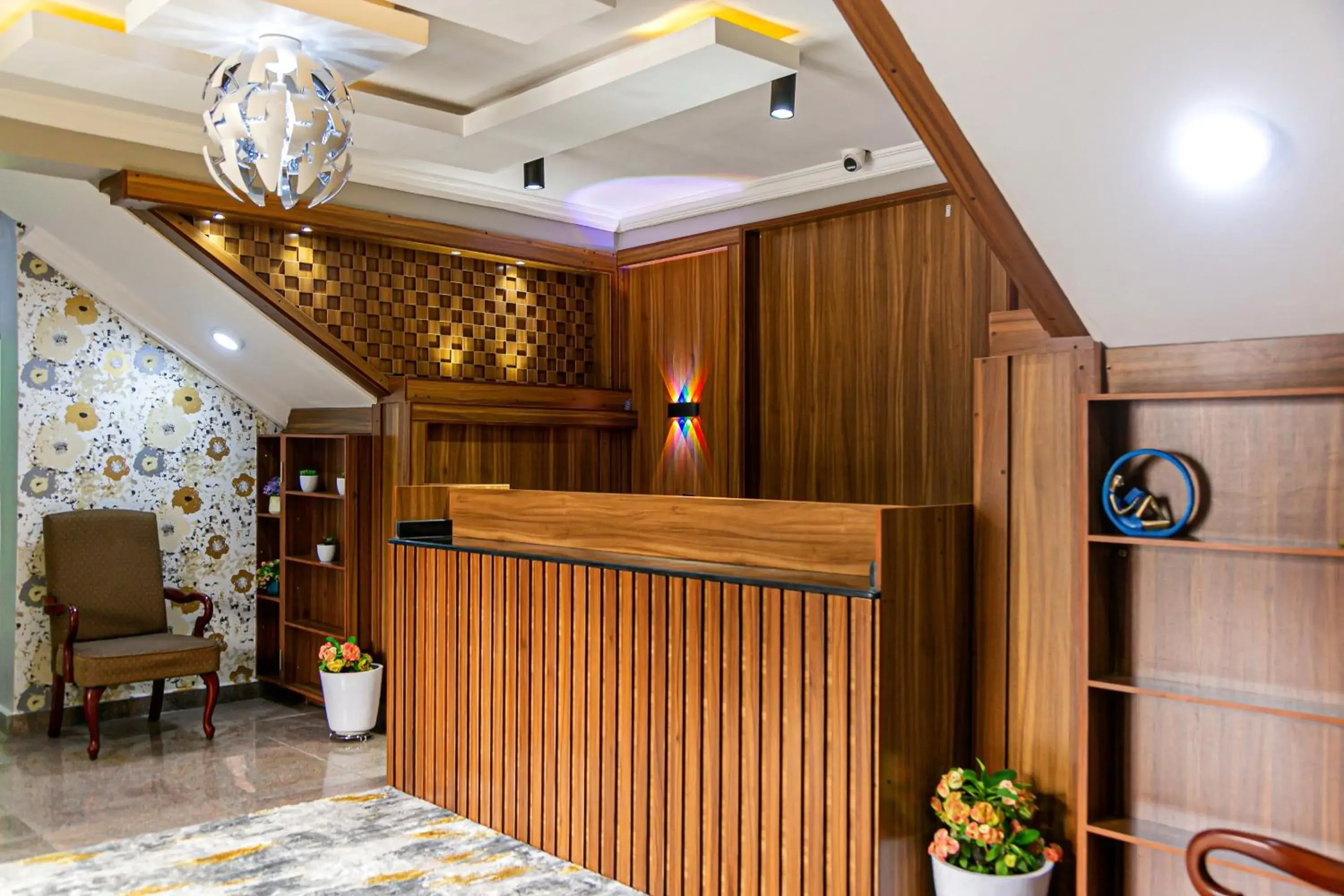 Lobby or reception in Fragrance Apartments and Suites Lobby or reception in Fragrance Apartments and Suites