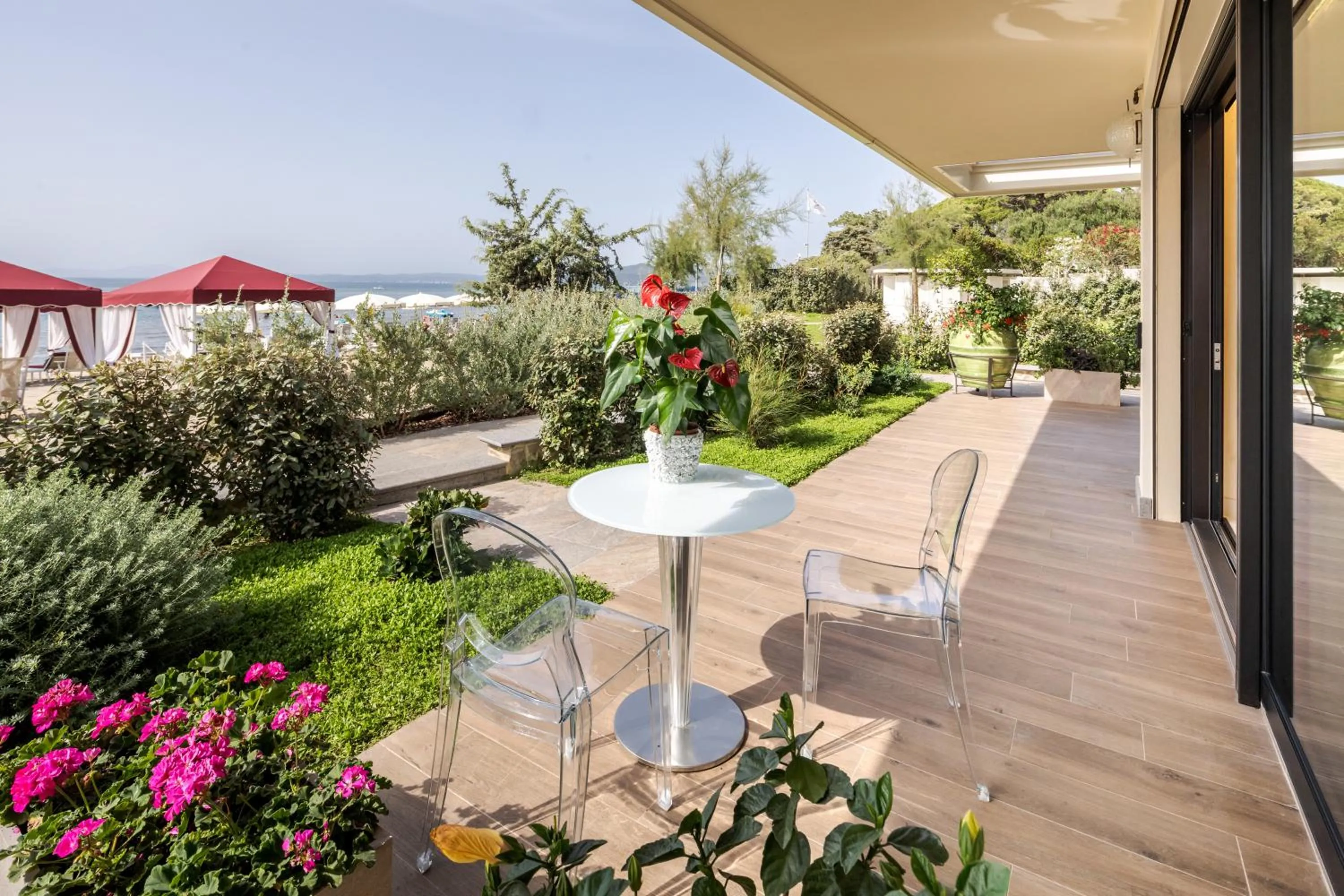 Patio in Cala Beach Resort