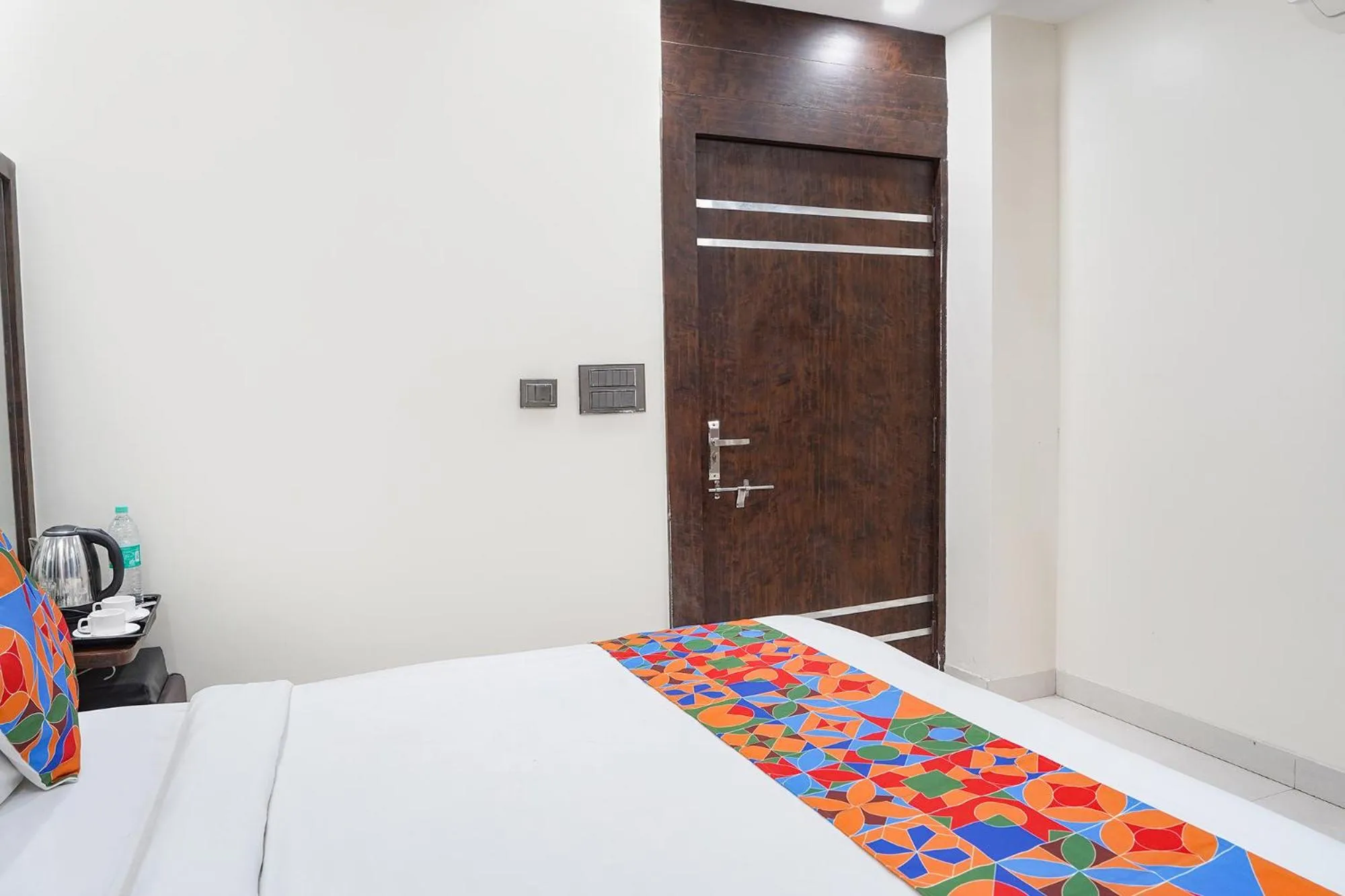 Bed in FabHotel Jalsa DLX