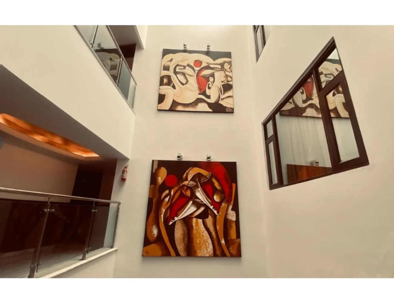 Decorative detail in AMR Hotel, Katra