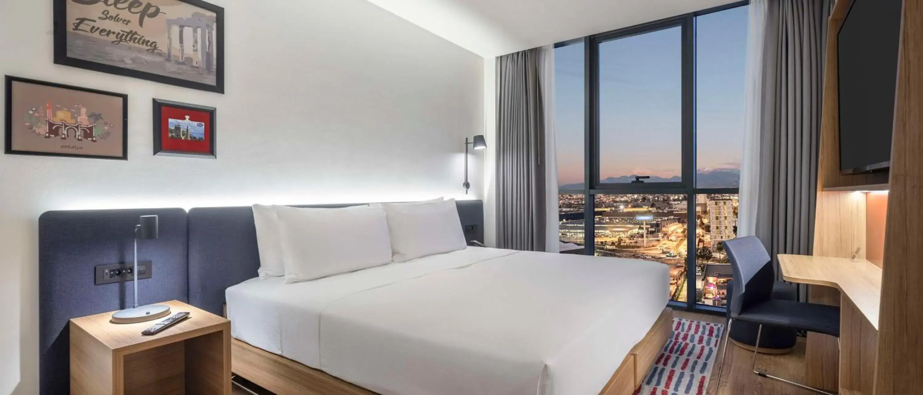 Bedroom, Bed in Hampton by Hilton Antalya Airport Bedroom, Bed in Hampton by Hilton Antalya Airport