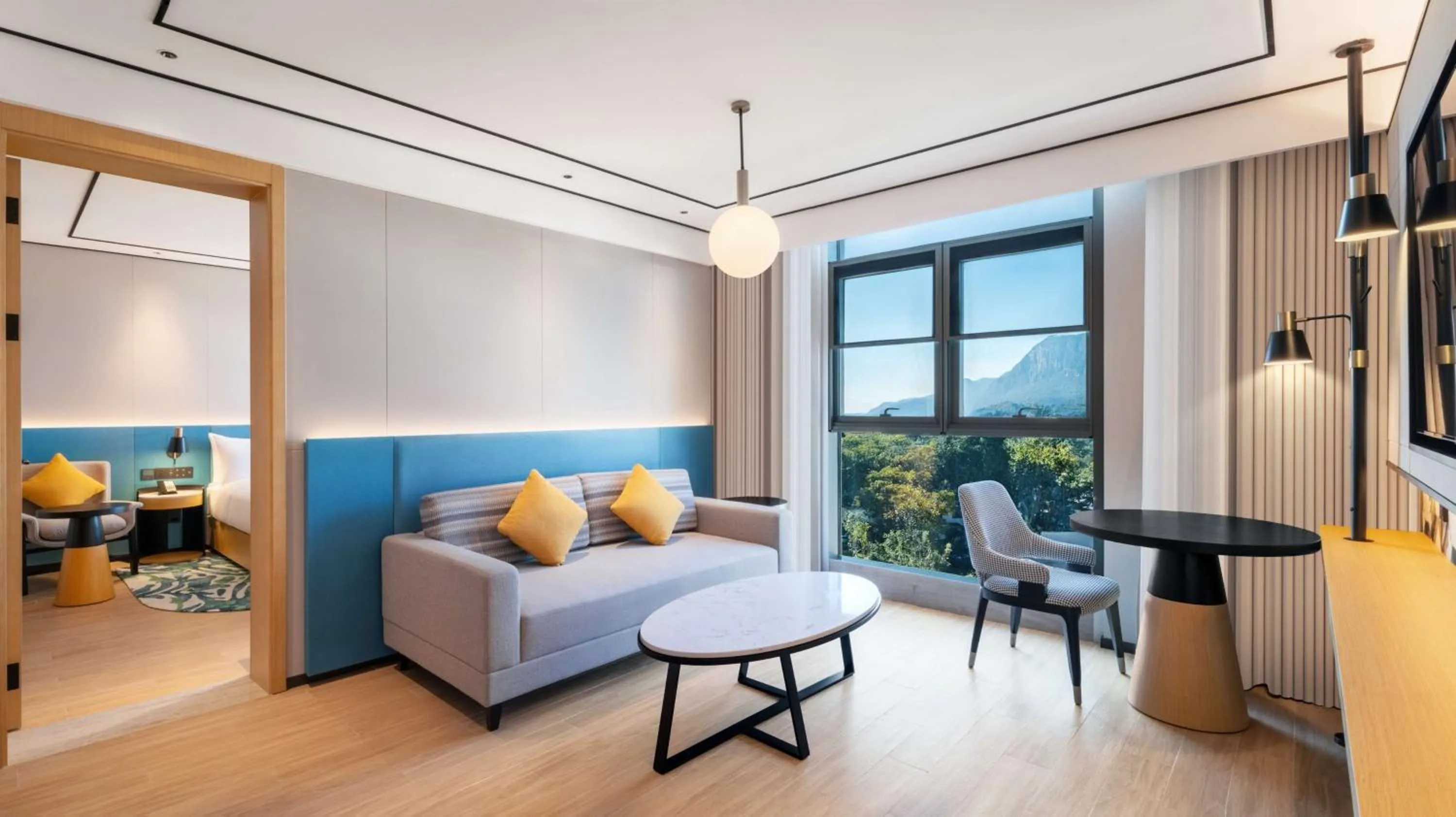 Living room in Hilton Garden Inn Kunming Dianchi