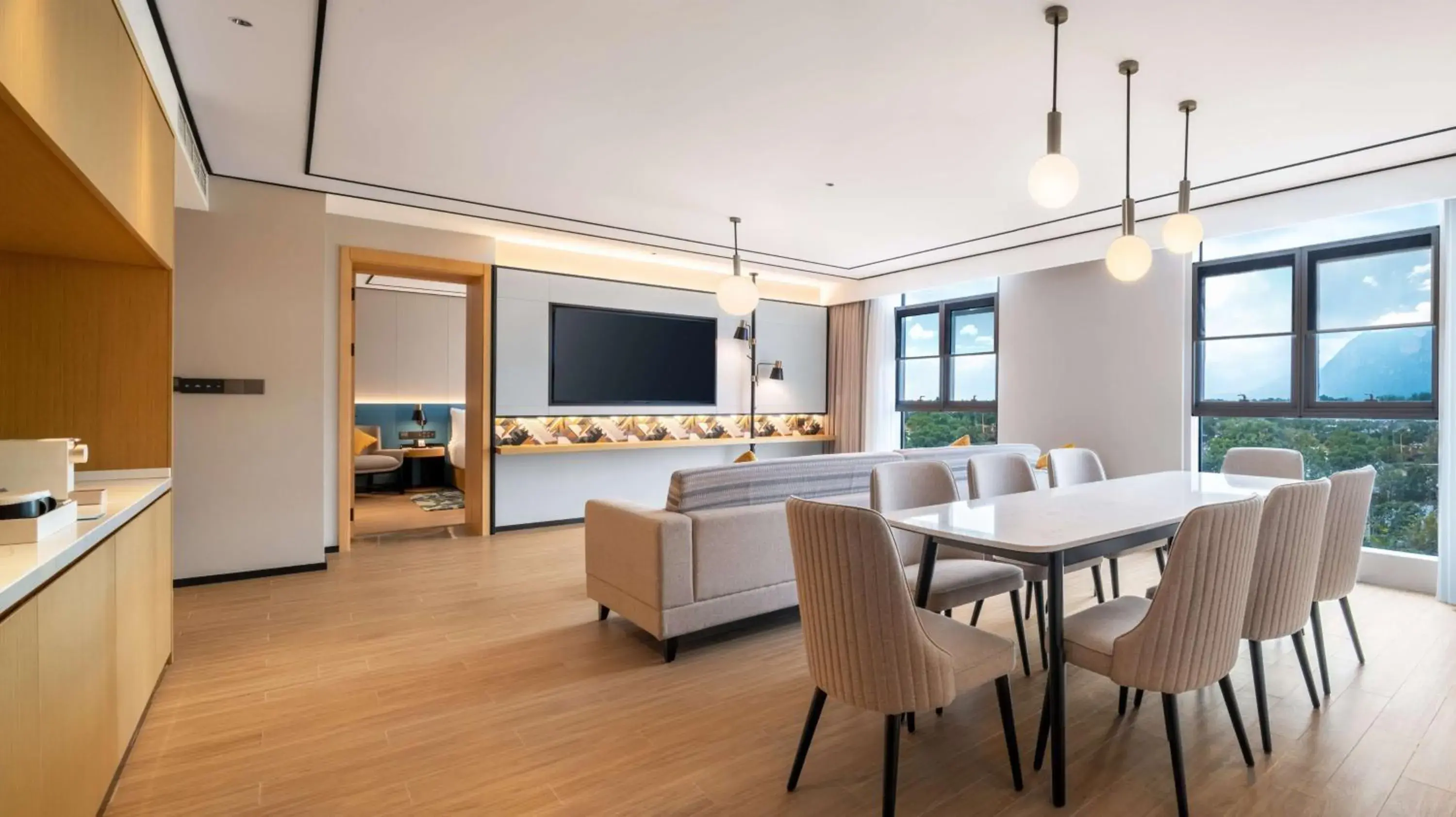 Living room in Hilton Garden Inn Kunming Dianchi Living room in Hilton Garden Inn Kunming Dianchi