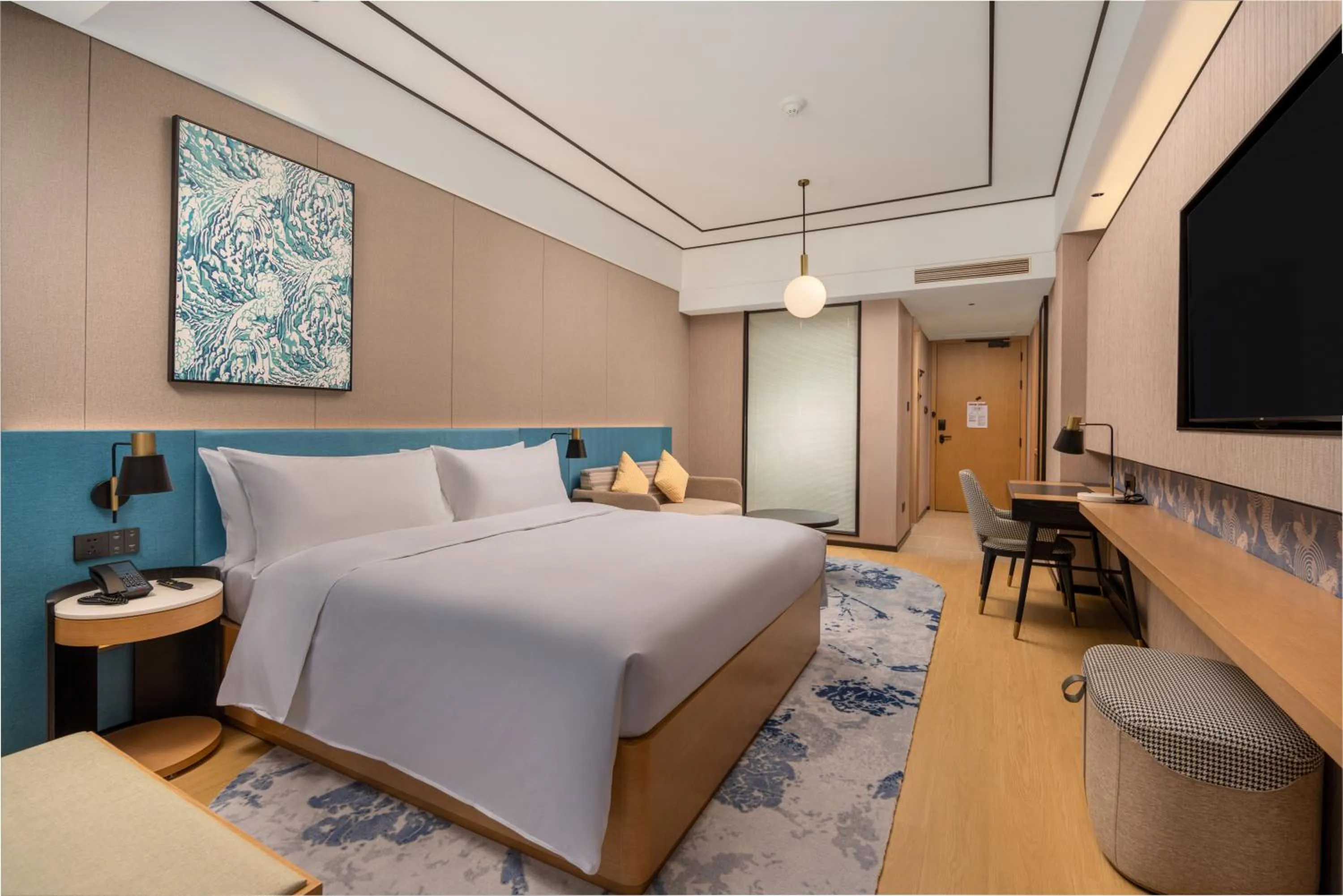 Bed in Hilton Garden Inn Nantong Haohe Scenic Area