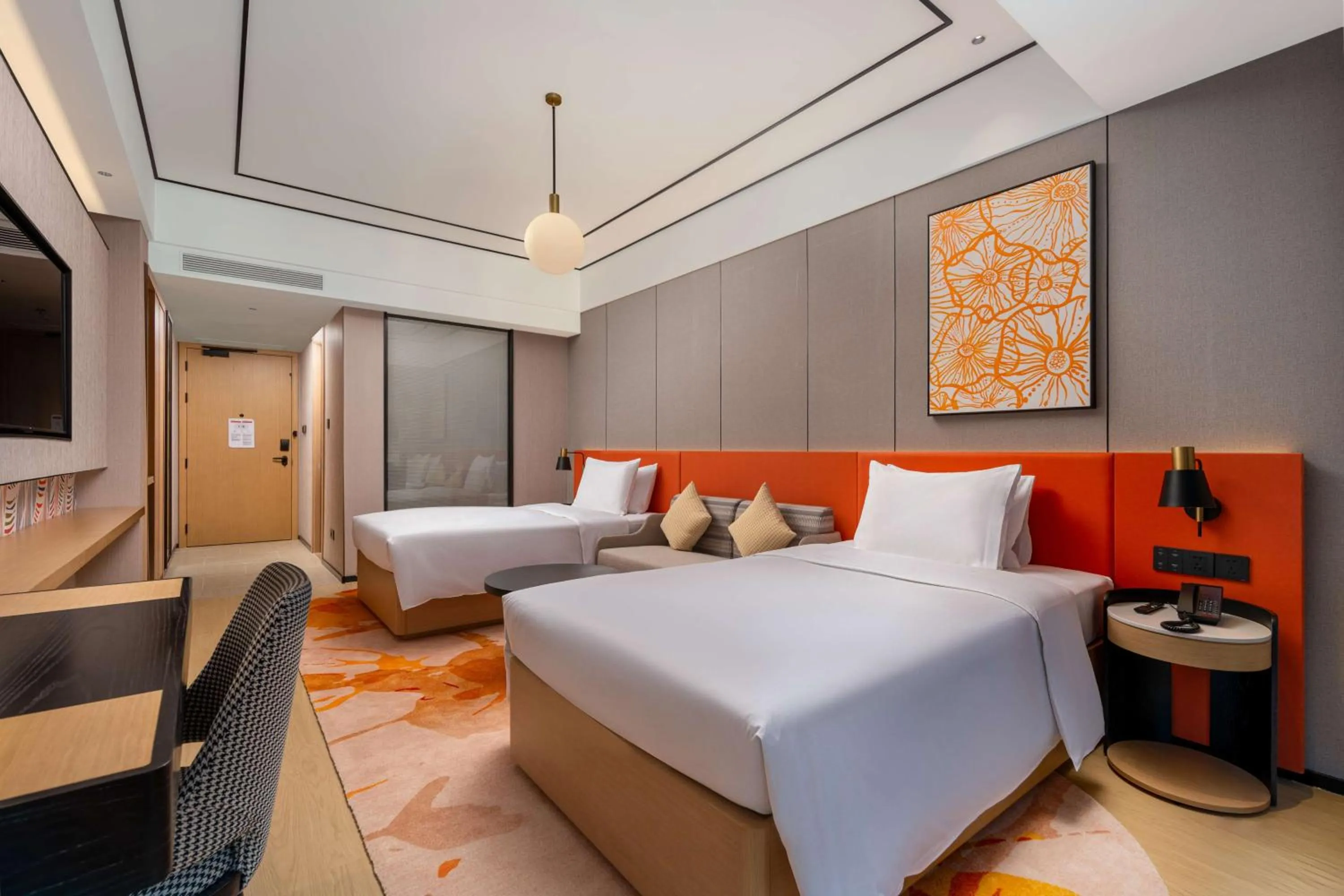 Bed in Hilton Garden Inn Nantong Haohe Scenic Area