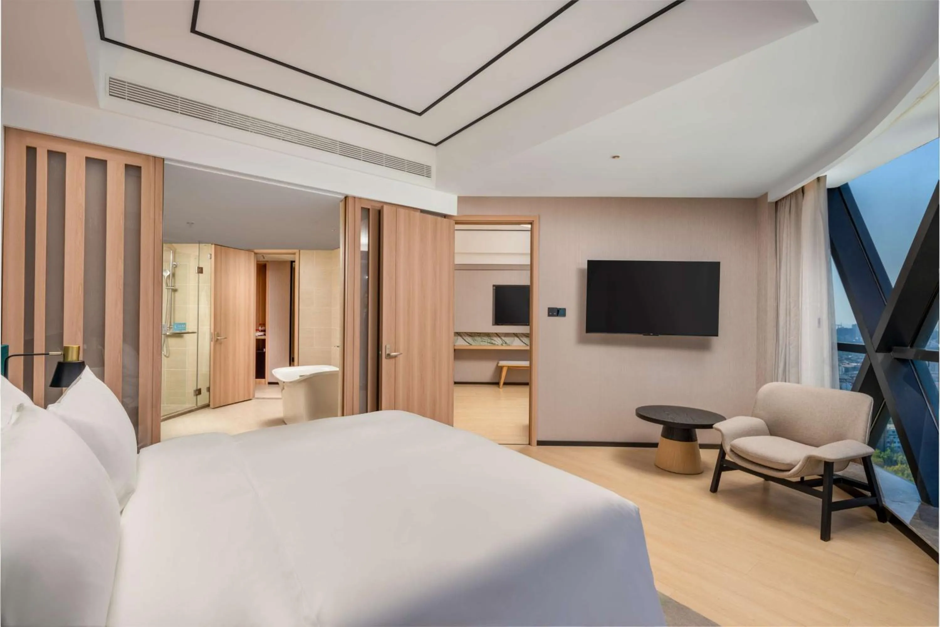 Bed in Hilton Garden Inn Nantong Haohe Scenic Area