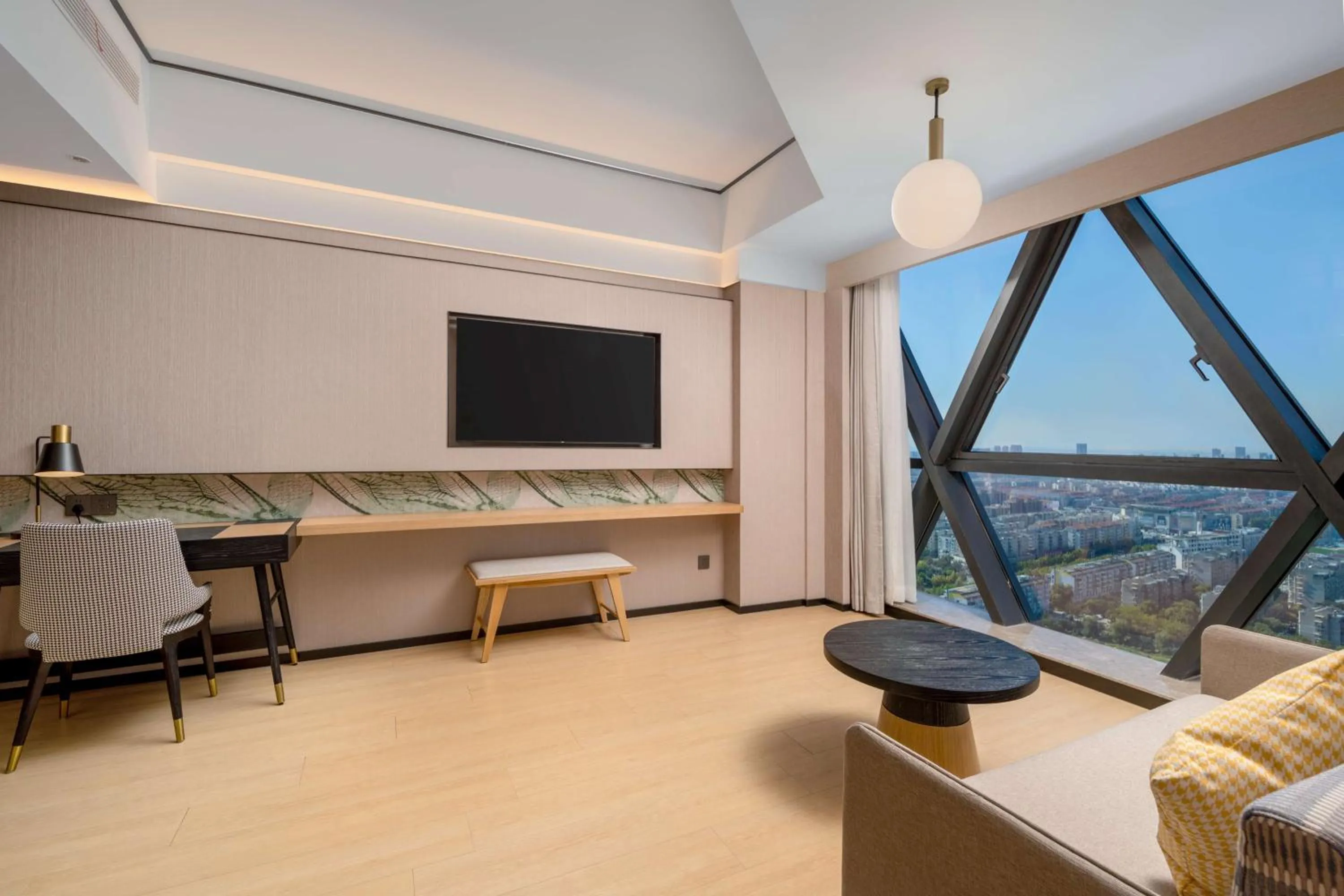 Living room in Hilton Garden Inn Nantong Haohe Scenic Area