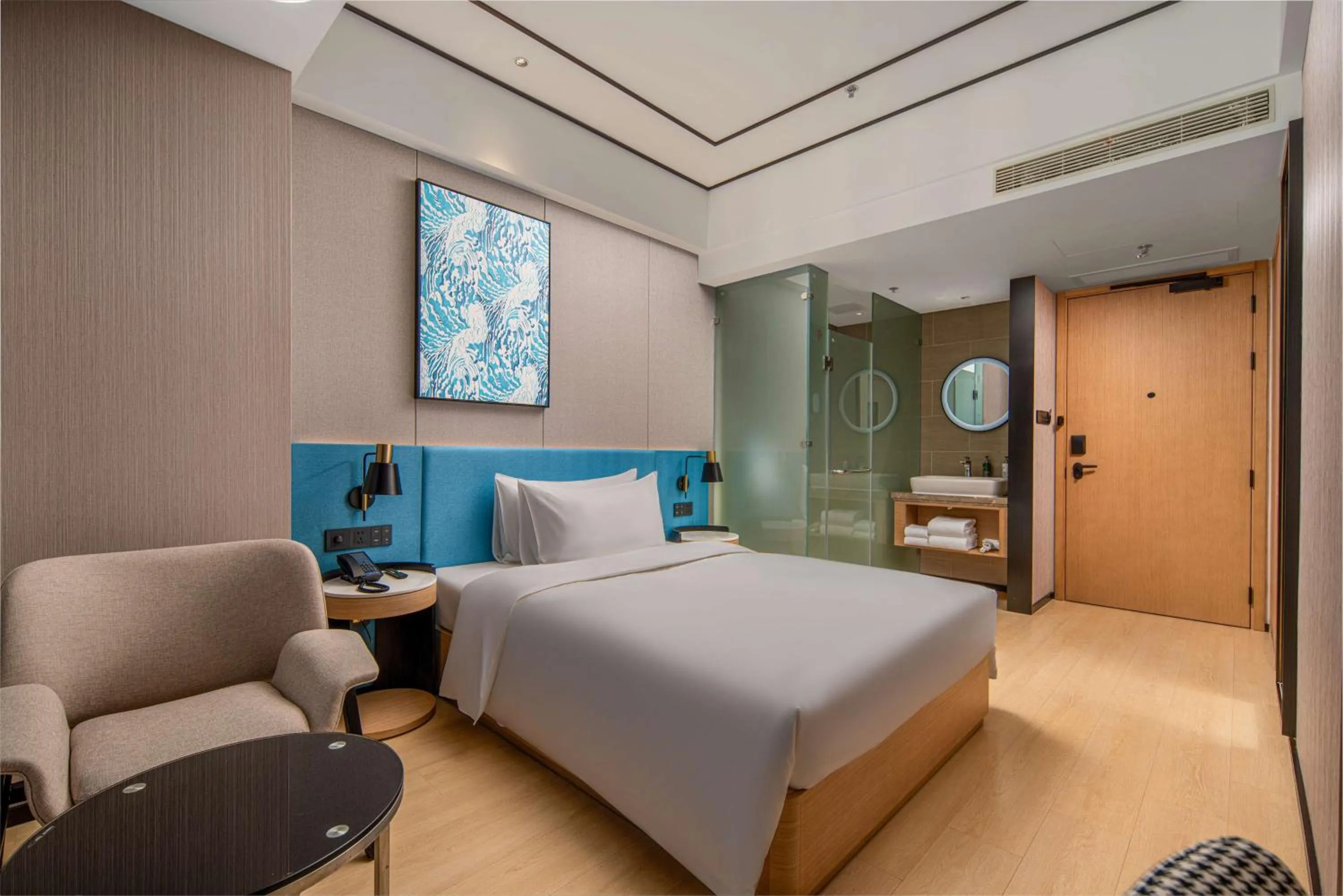Bed in Hilton Garden Inn Nantong Haohe Scenic Area
