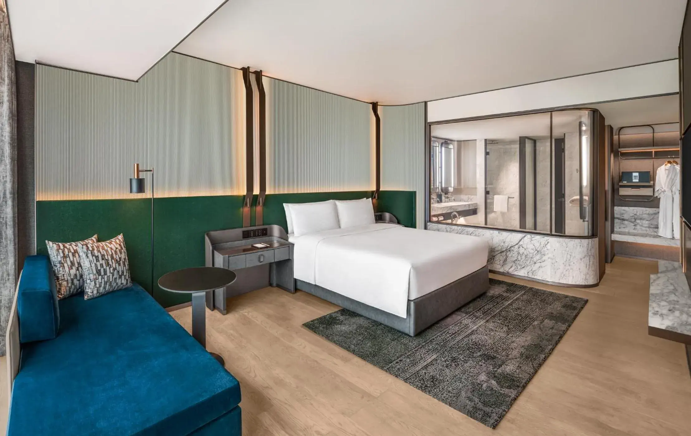 One-Bedroom King Suite with River View in Hilton Saigon One-Bedroom King Suite with River View in Hilton Saigon