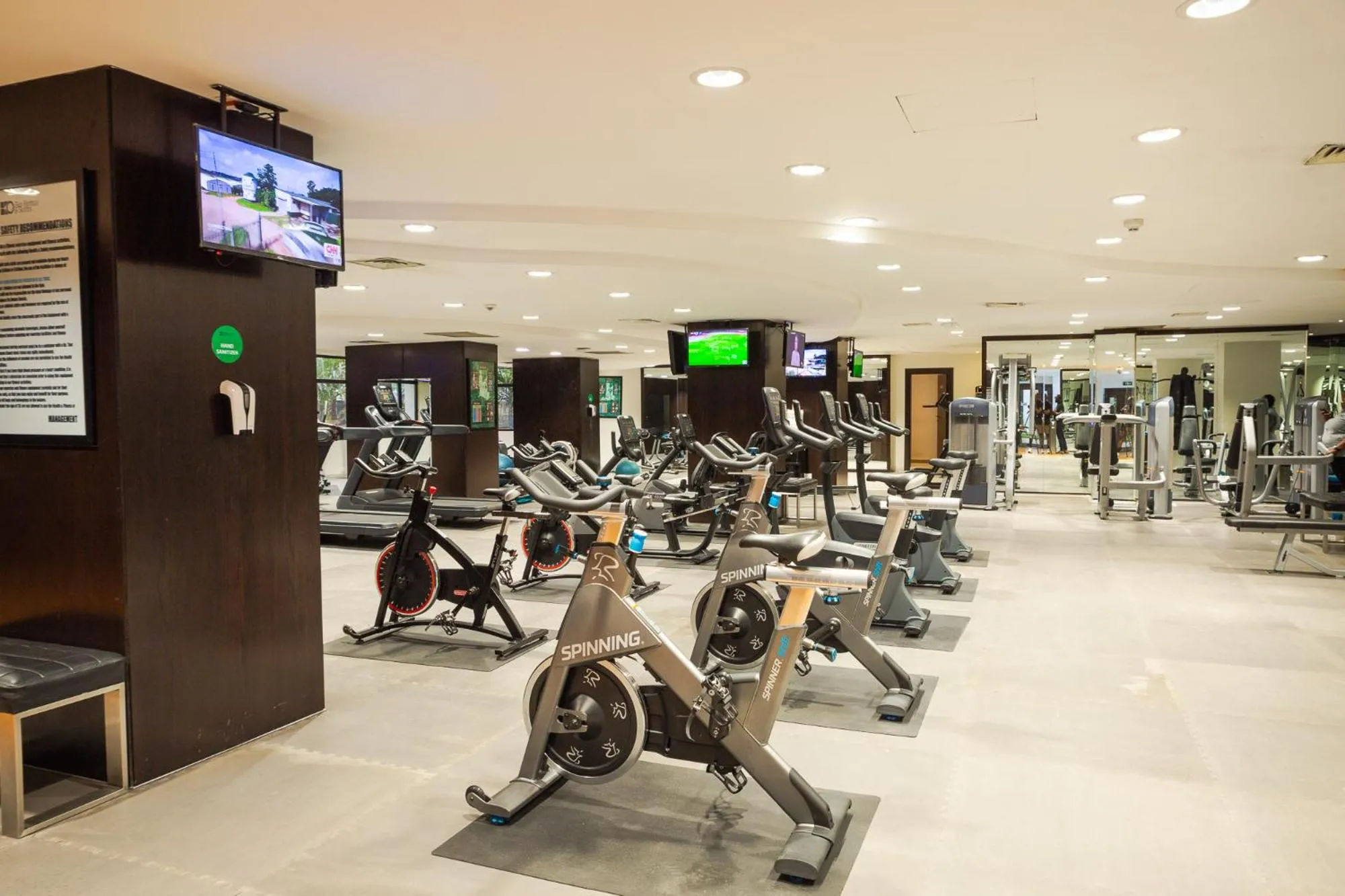 Fitness centre/facilities in Eko Hotel Signature